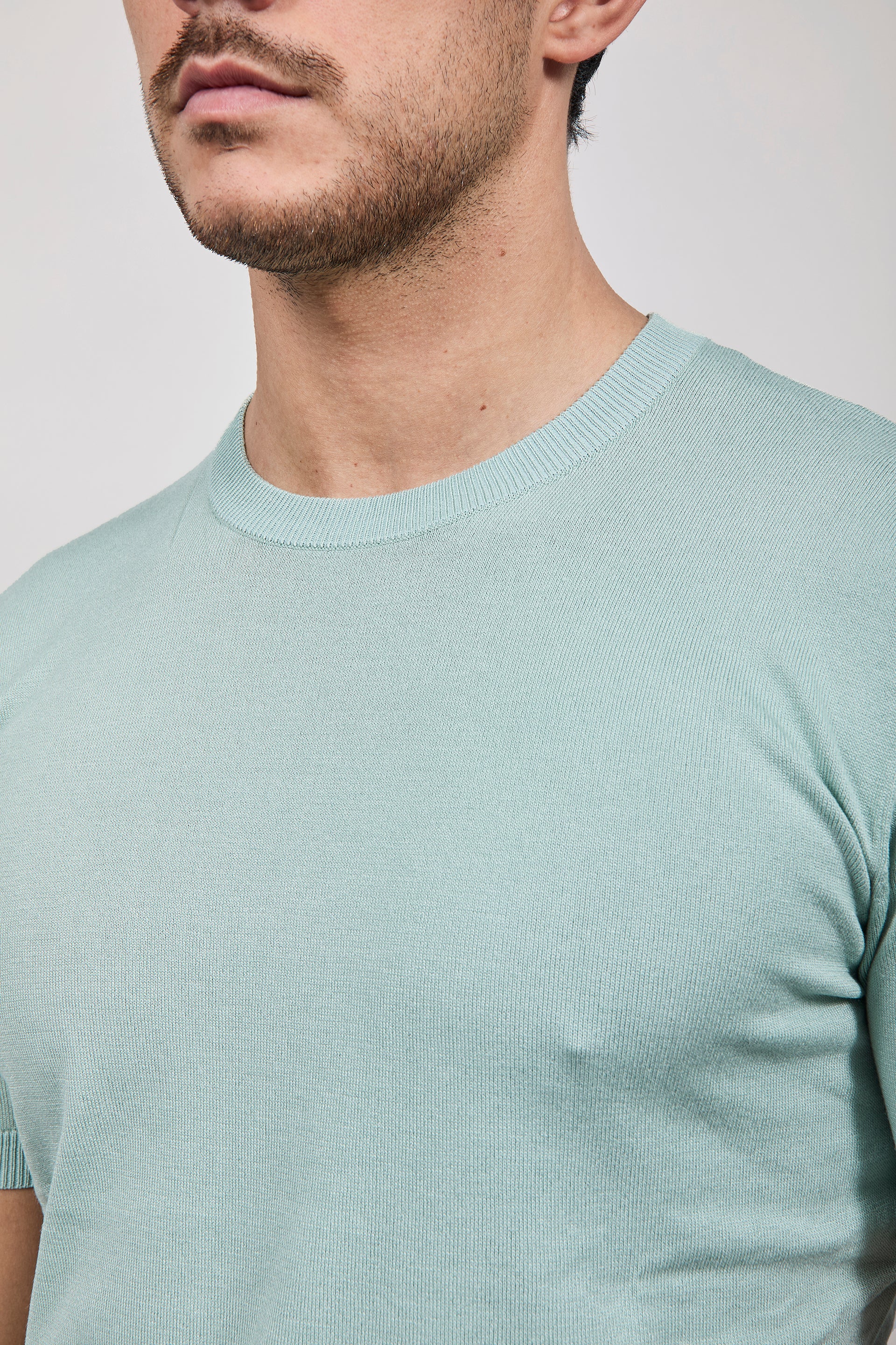 T-shirt maglia Gianni Lupo 510 Menta