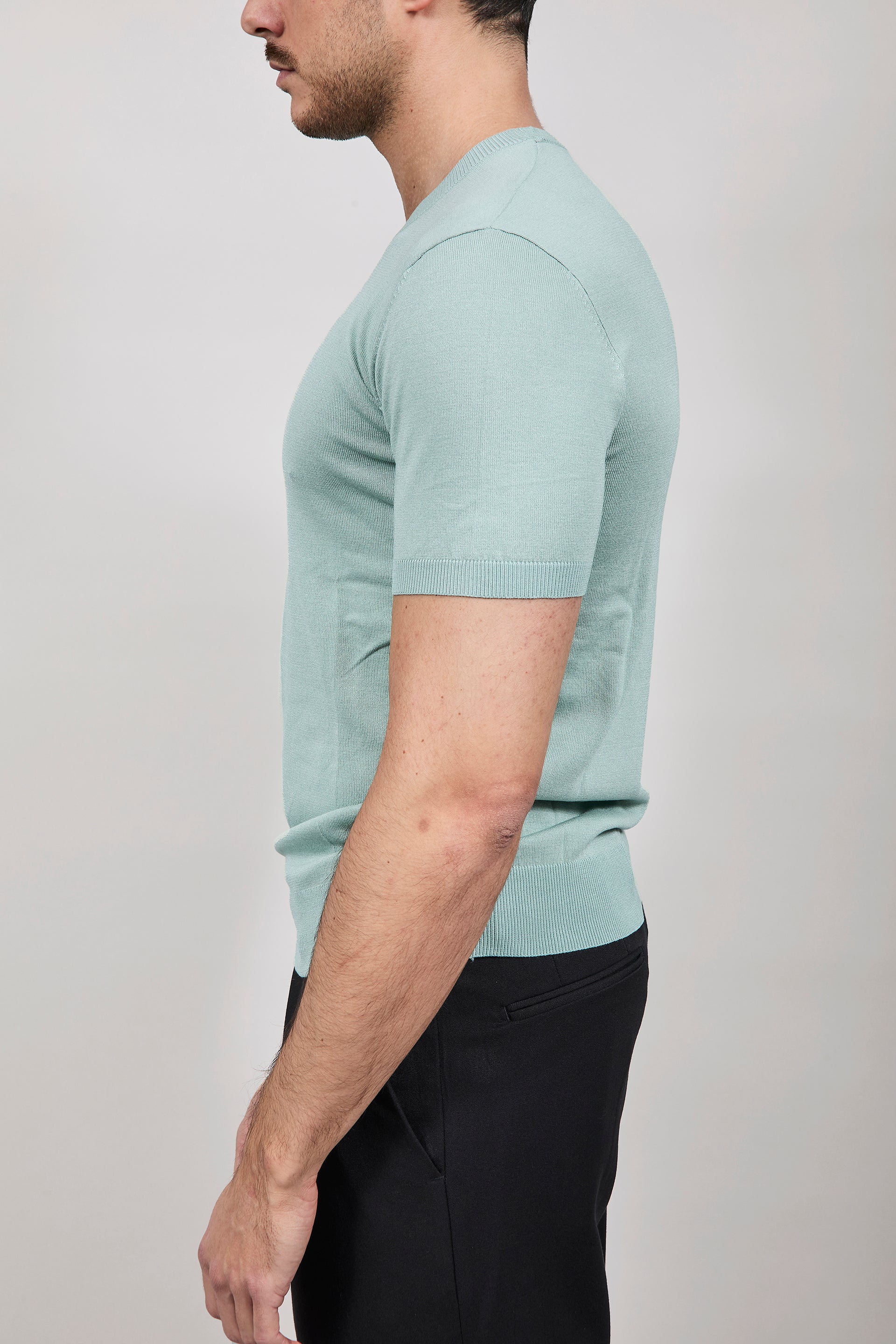 T-shirt maglia Gianni Lupo 510 Menta