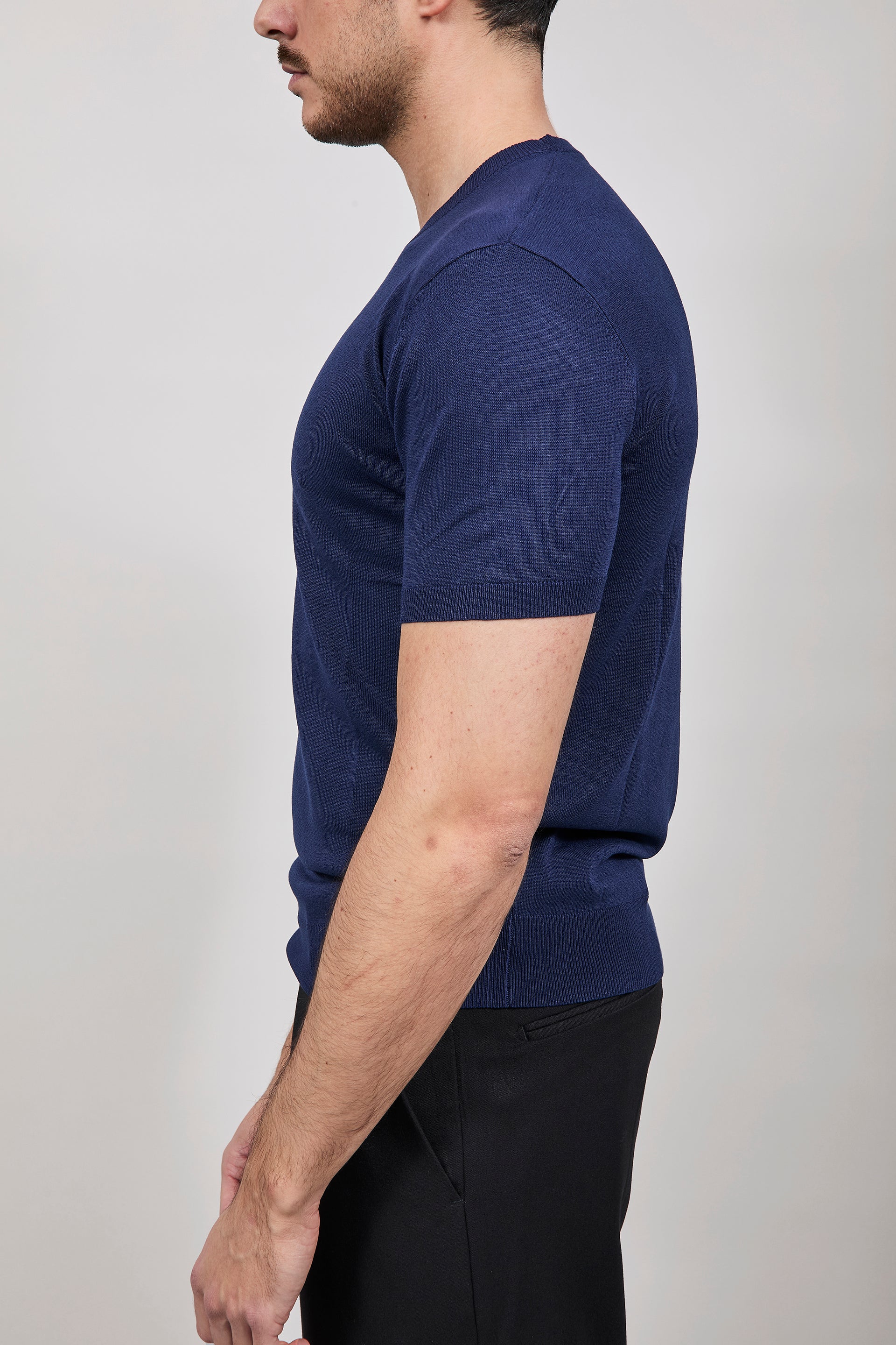 T-shirt maglia Gianni Lupo 510 Blu