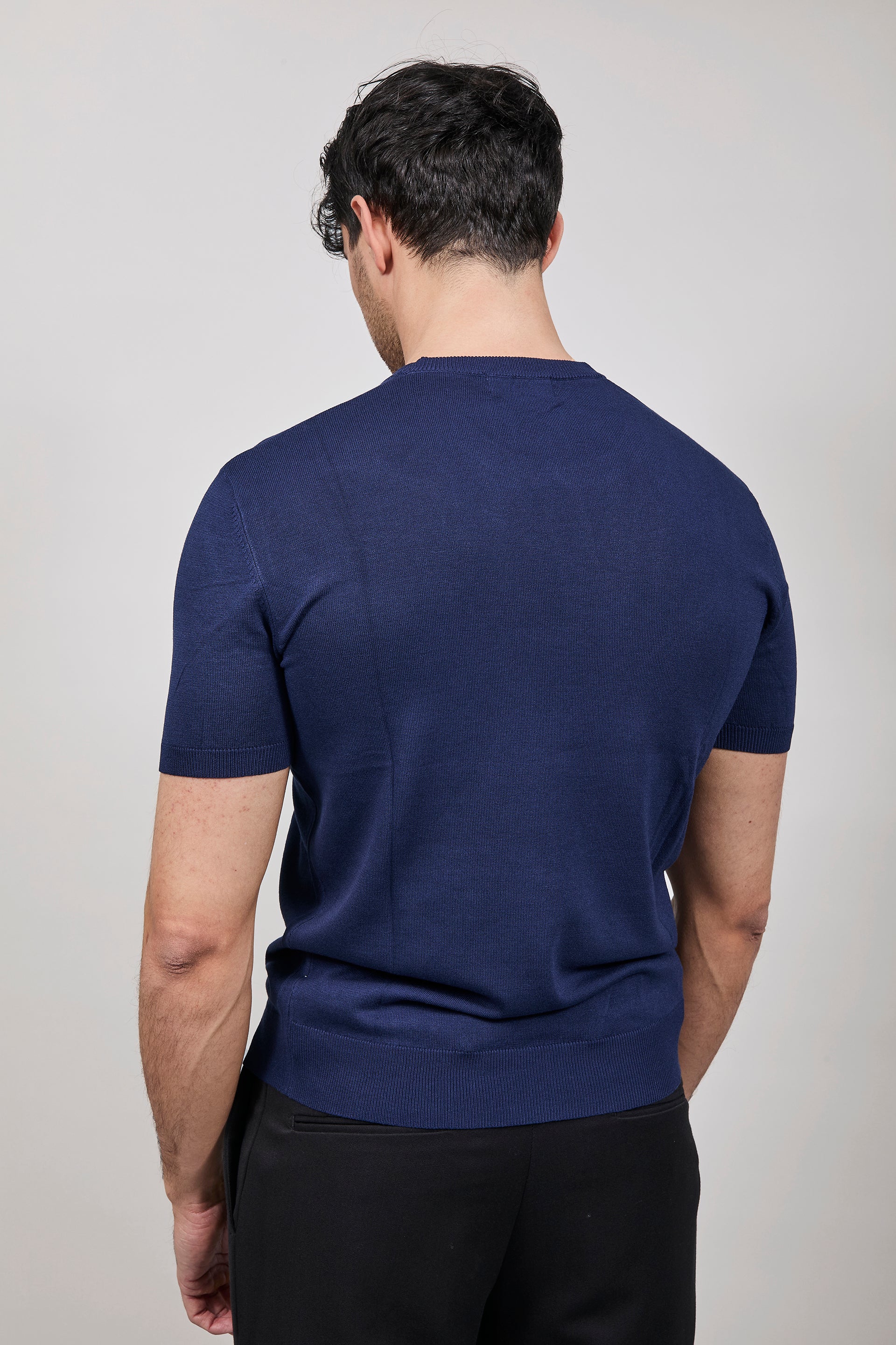 T-shirt maglia Gianni Lupo 510 Blu
