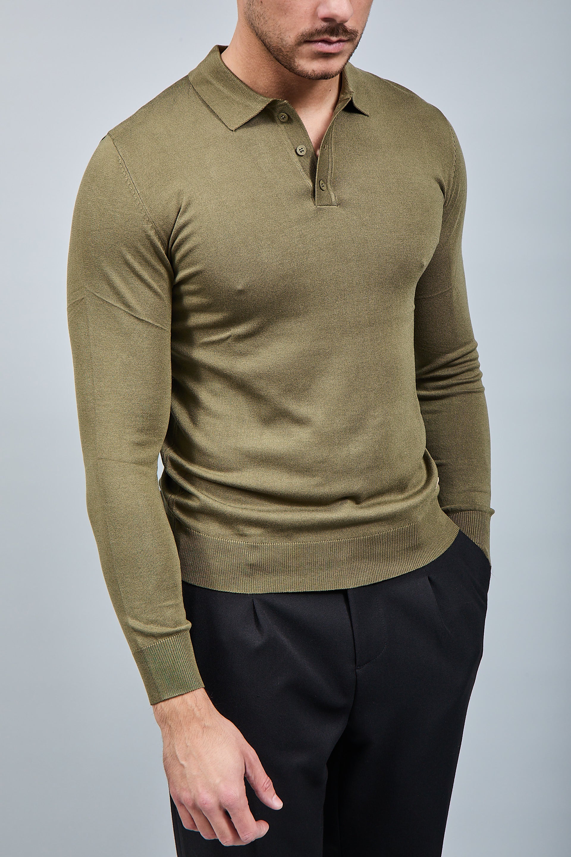 Polo manica lunga Gianni Lupo 33762 Militare