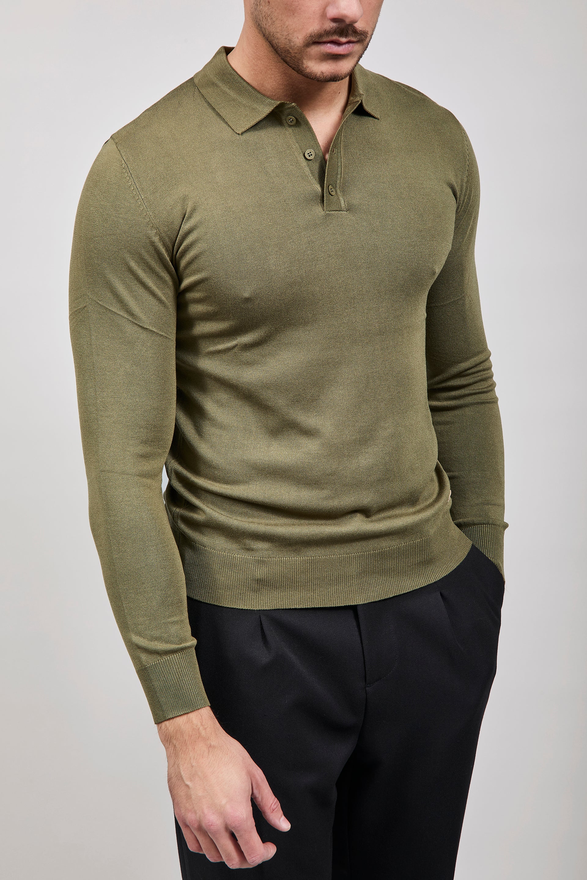 Polo manica lunga Gianni Lupo 33762 Militare