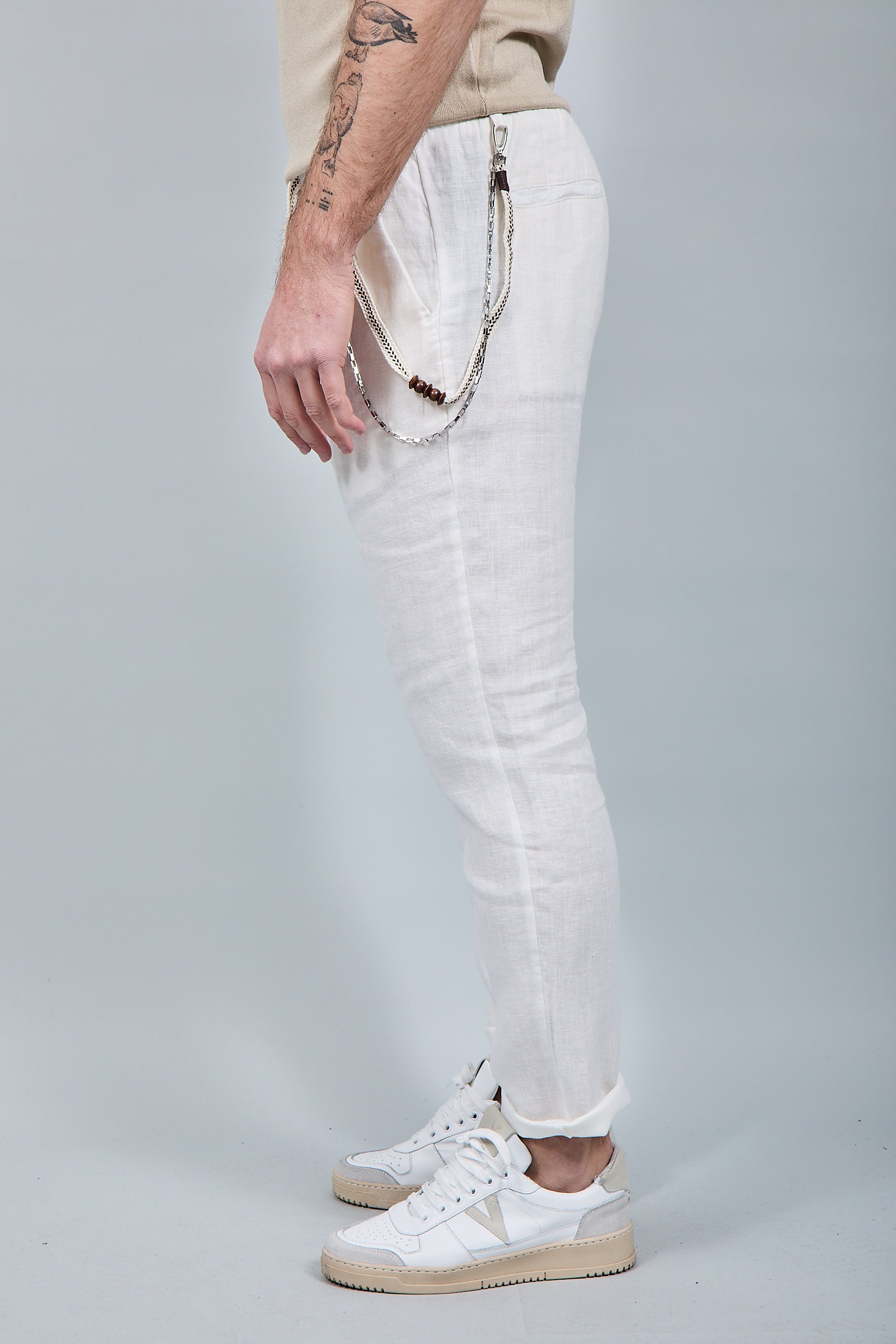 Pantalaccio Gianni Lupo Lino Bianco 3270