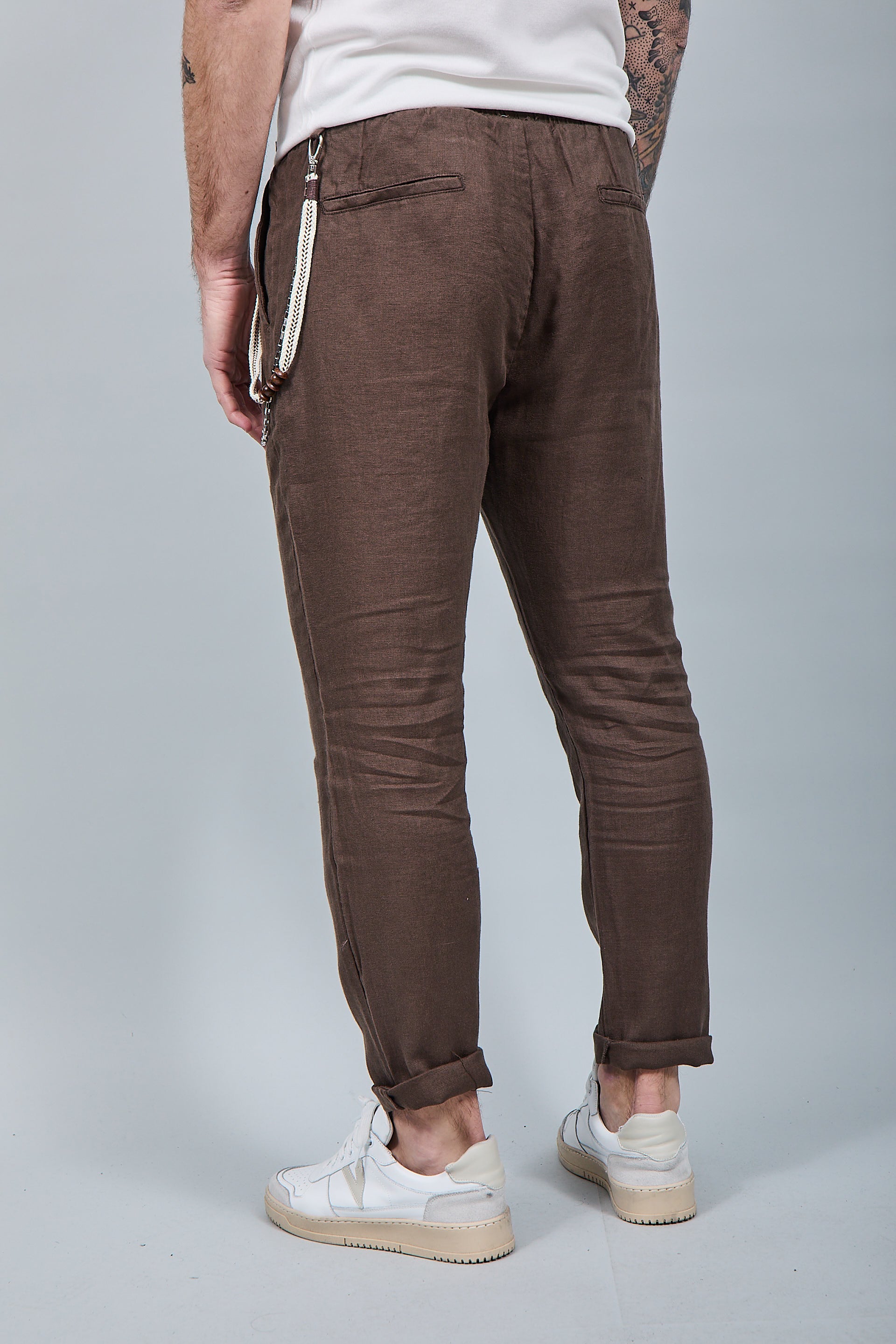Pantalaccio Gianni Lupo Lino Coffee 3270