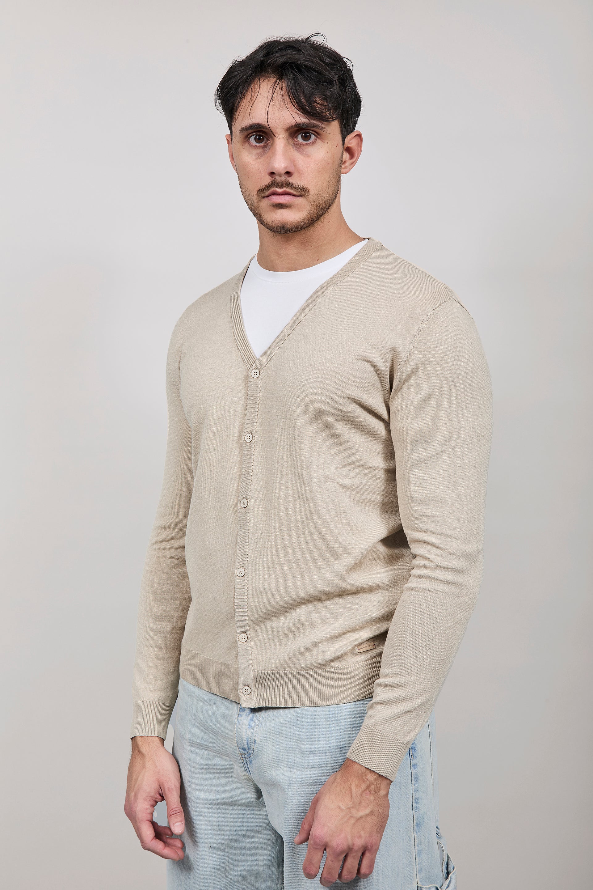 Cardigan Gianni Lupo 513 Beige