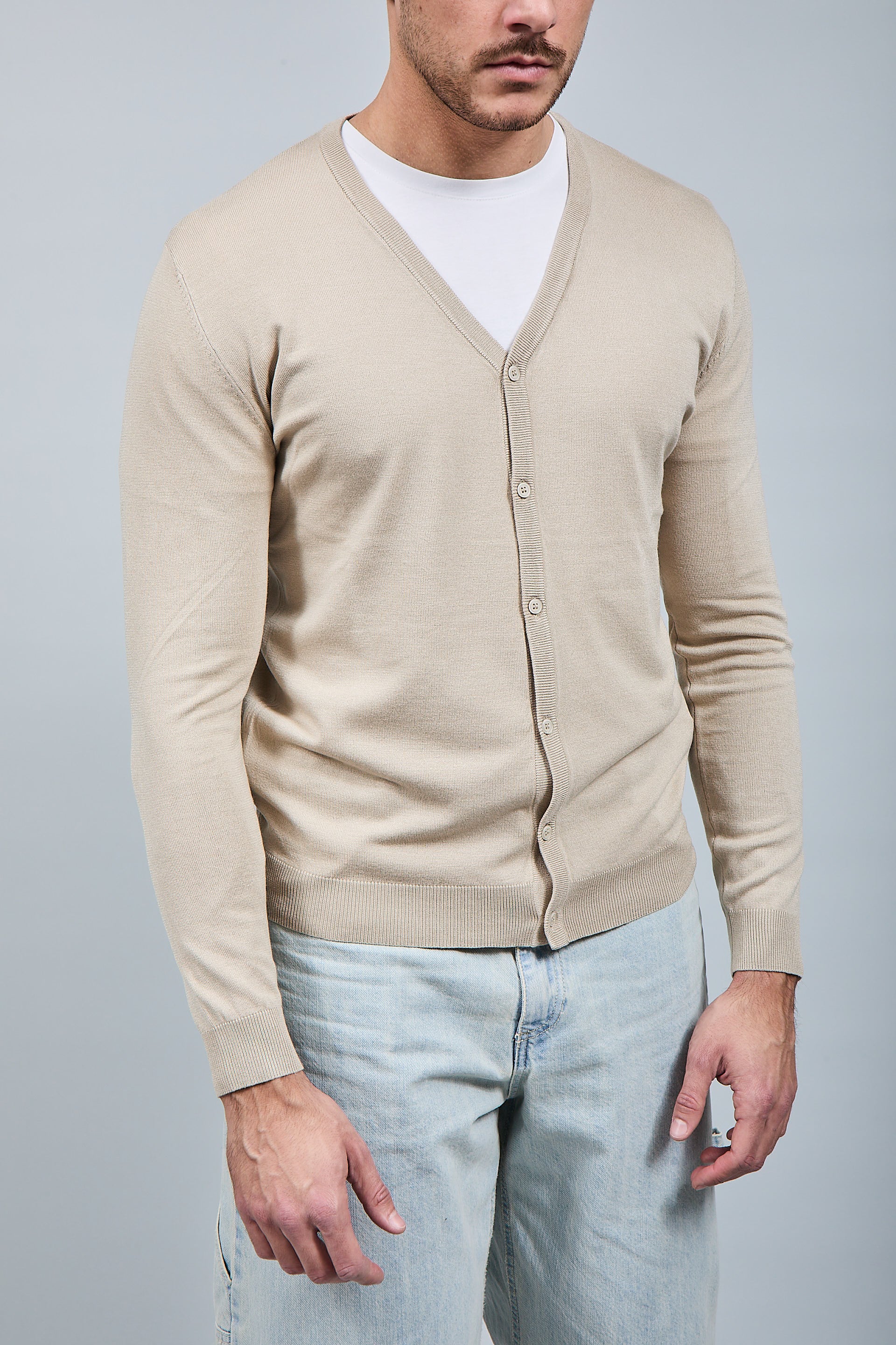 Cardigan Gianni Lupo 513 Beige
