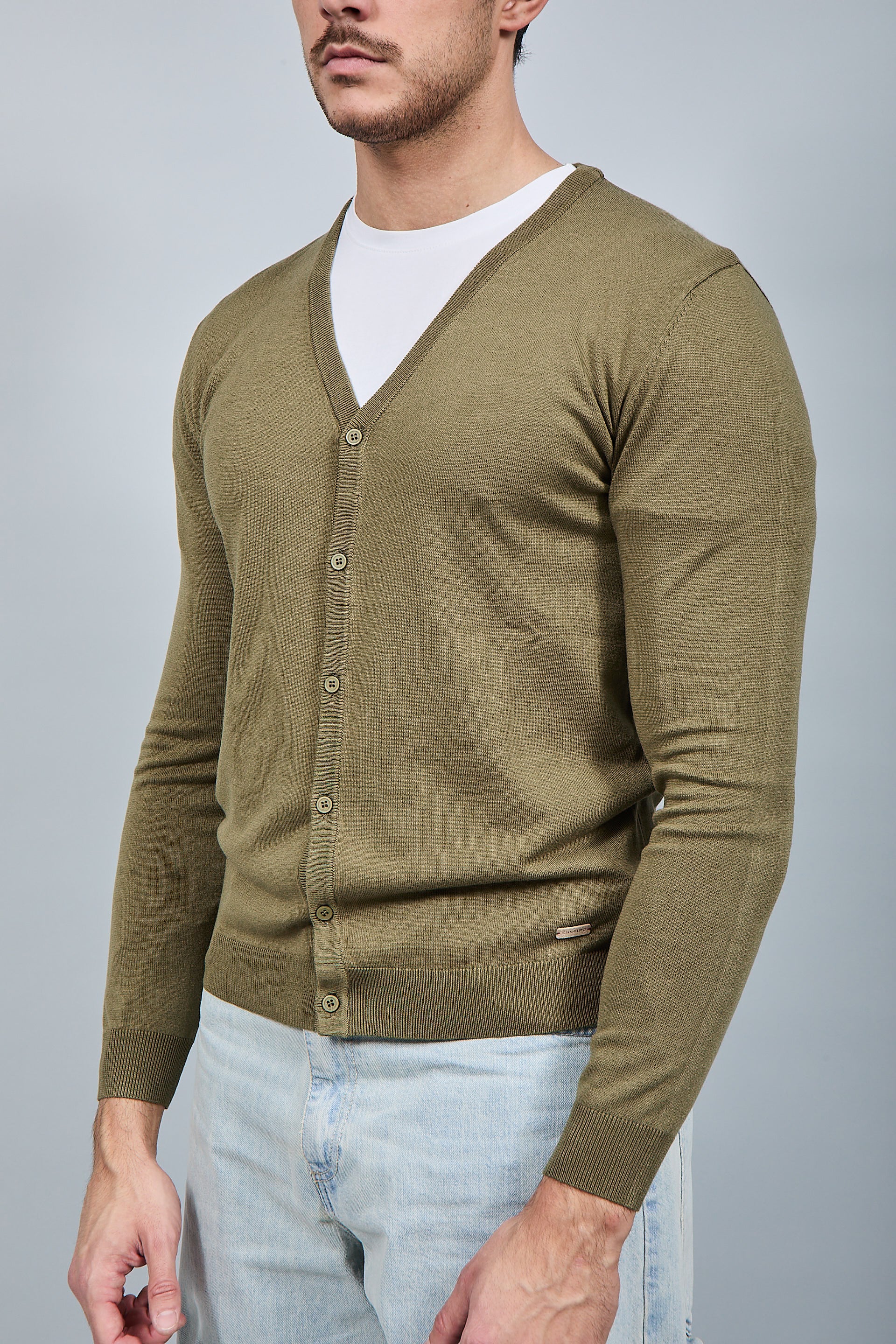 Cardigan Gianni Lupo 513 Militare