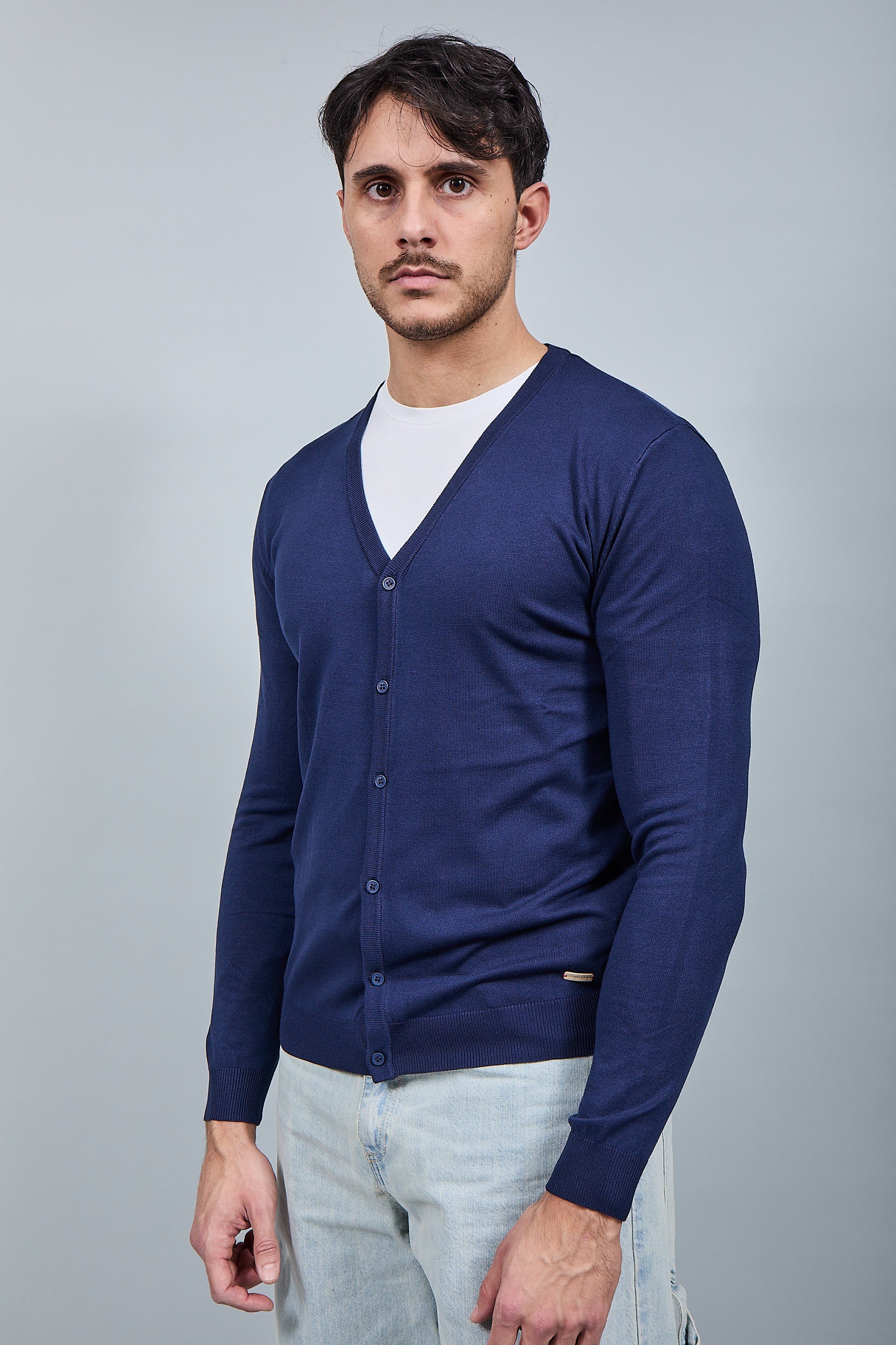 Cardigan Gianni Lupo 513 Blu