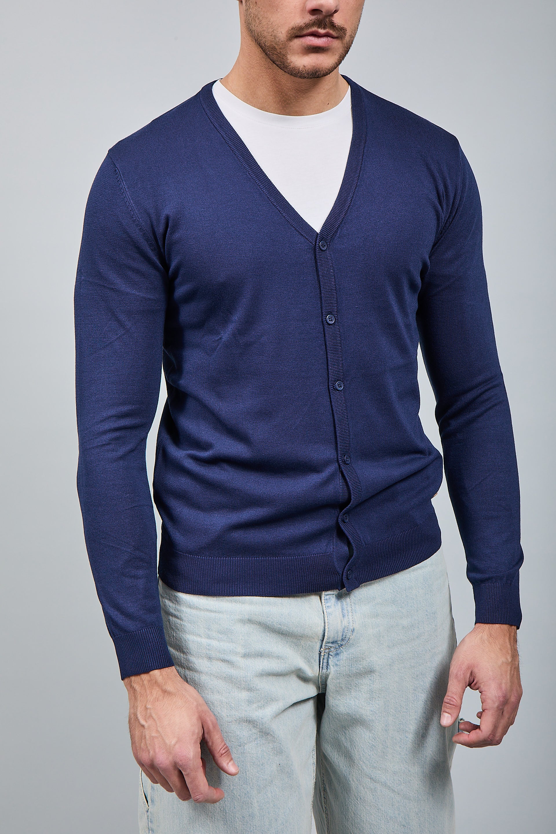 Cardigan Gianni Lupo 513 Blu