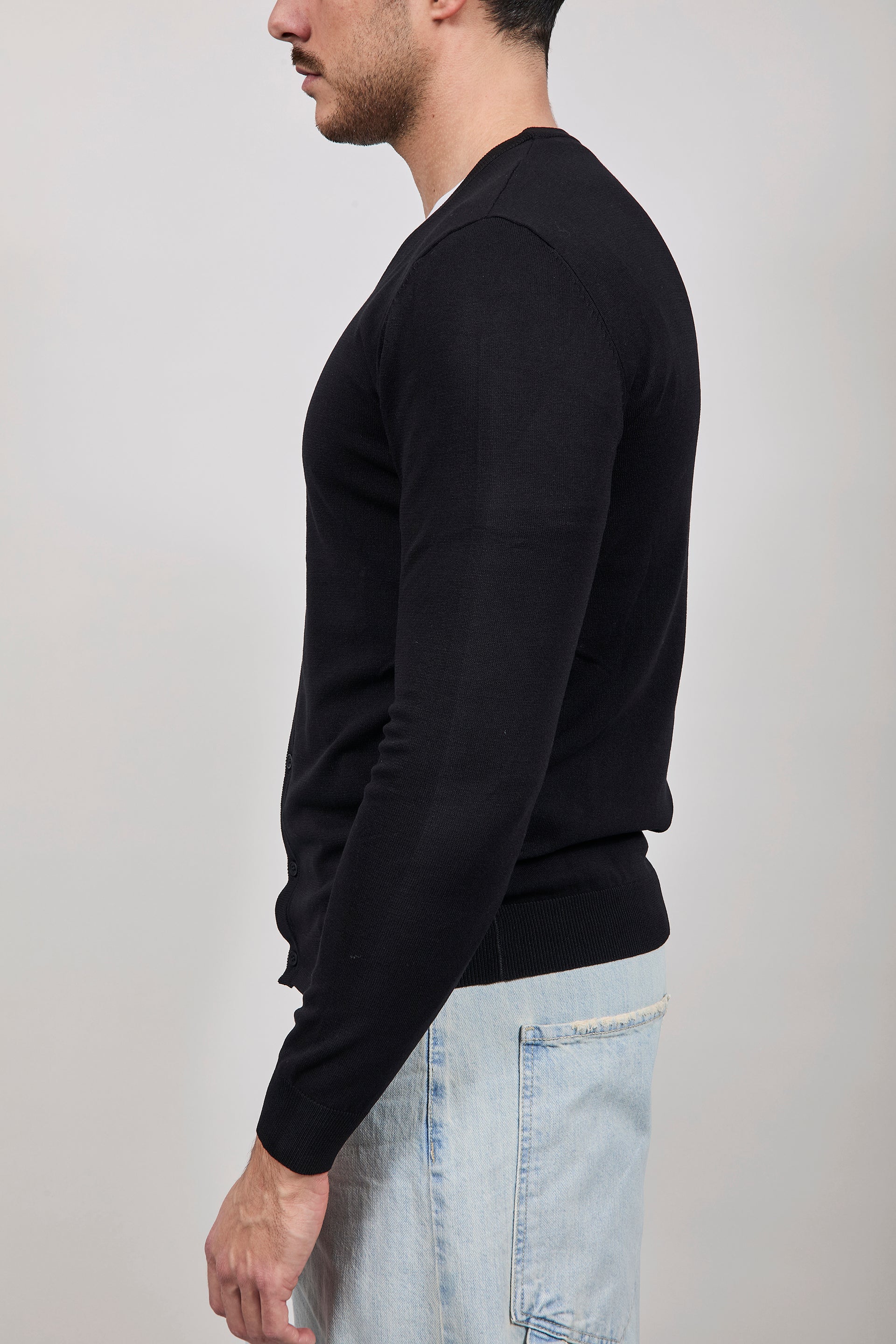 Cardigan Gianni Lupo 513 Nero