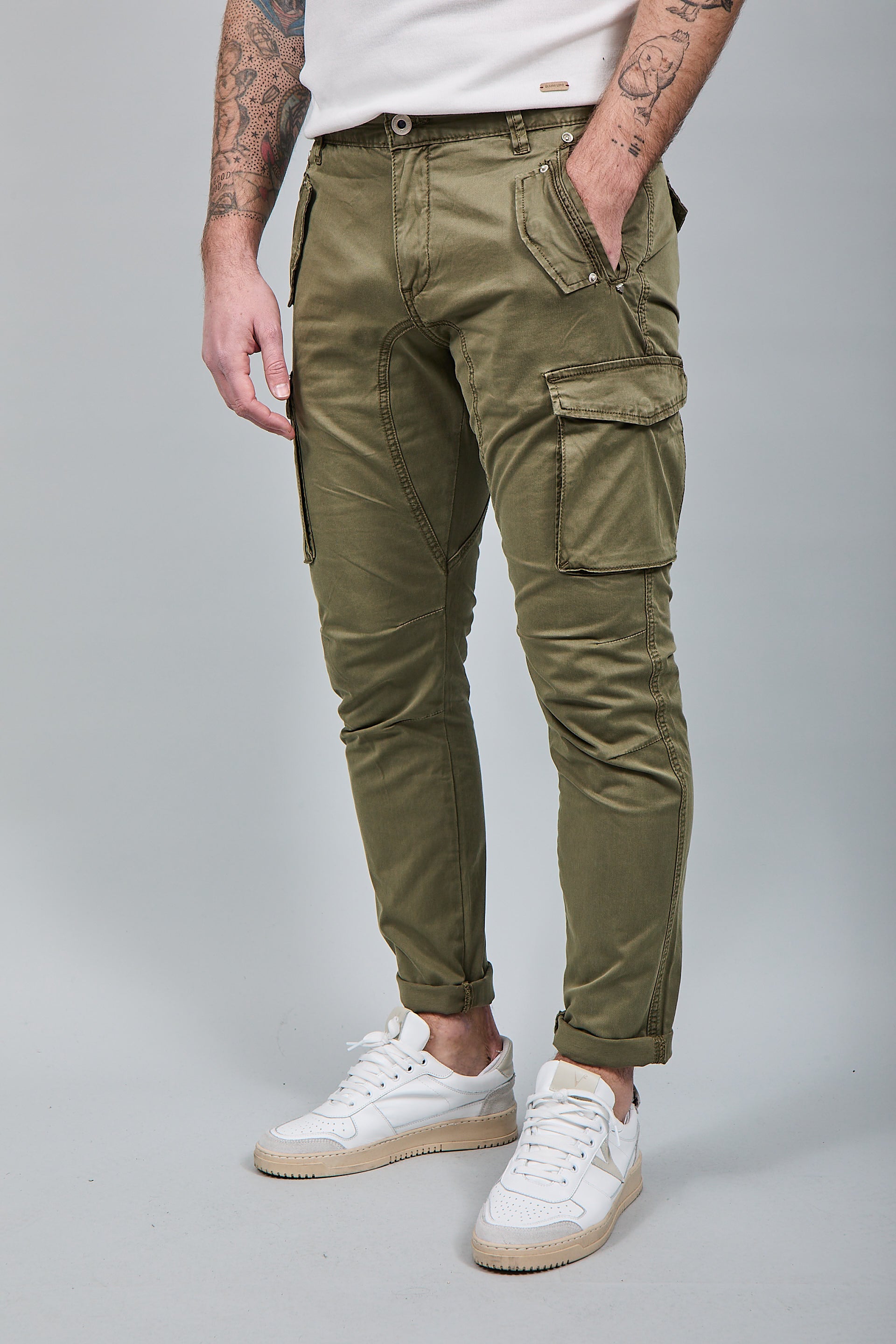 Pantalone Gianni Lupo Cargo Militare 2363