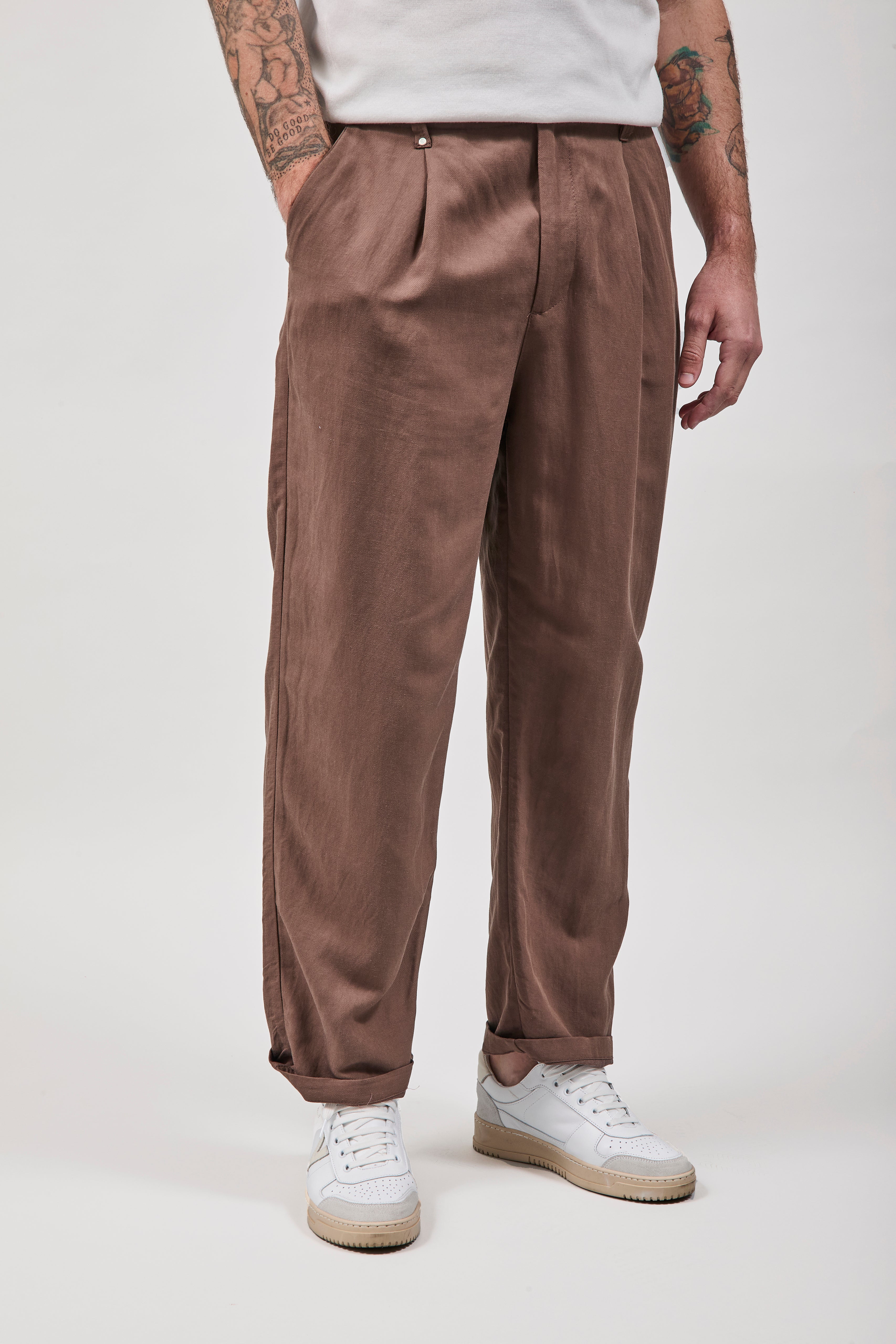 Pantalone Block Eleven Japan Caffè