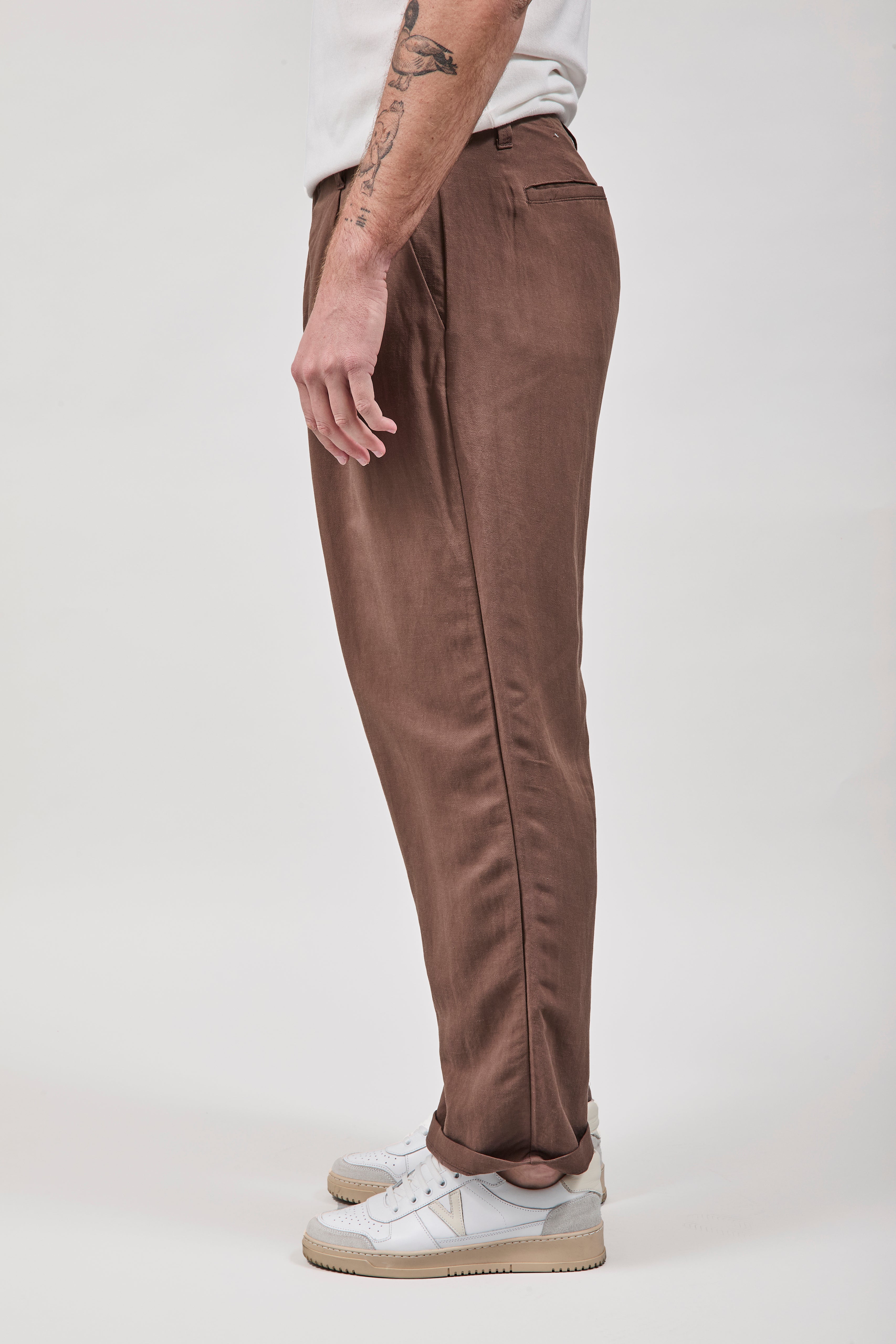 Pantalone Block Eleven Japan Caffè