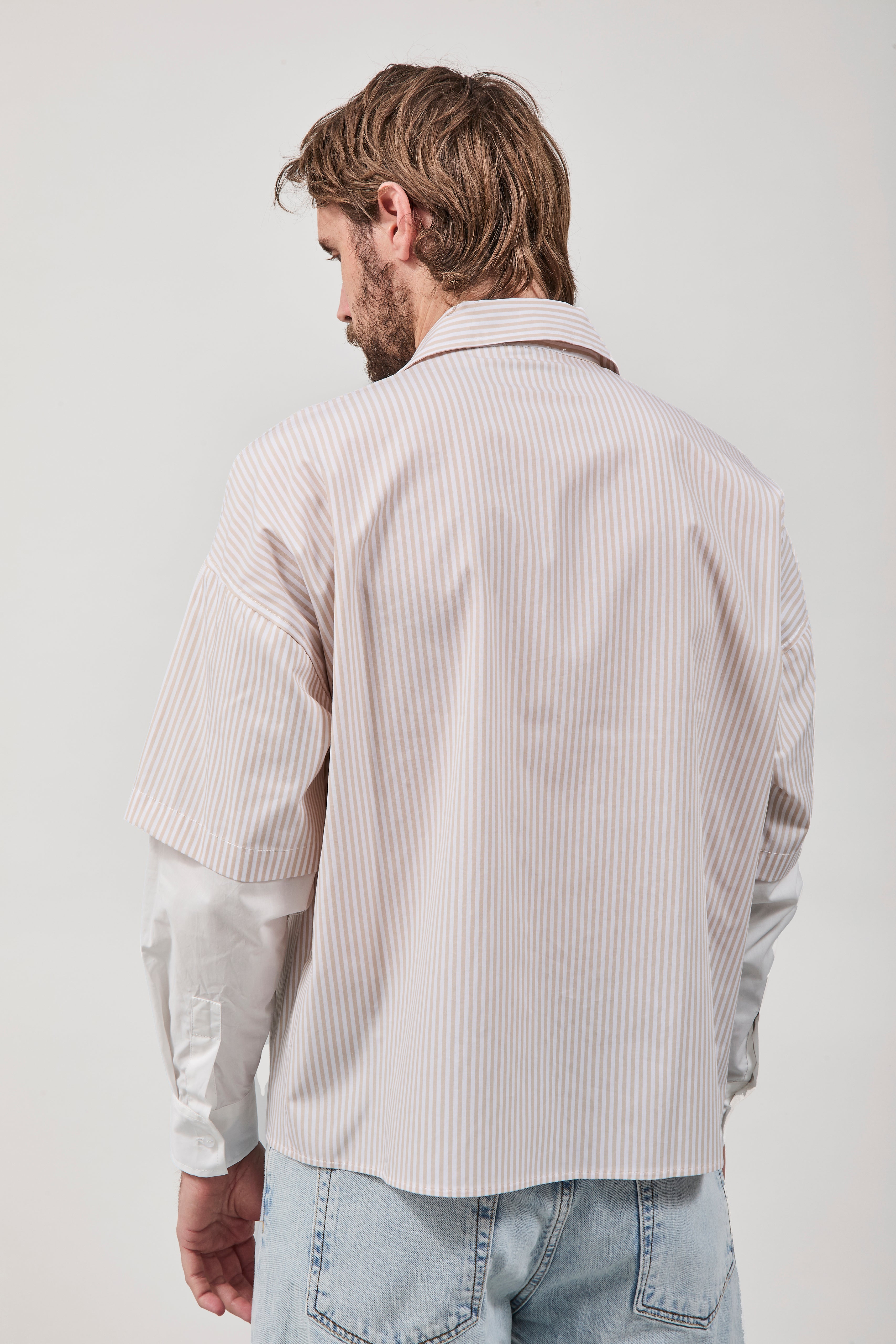 Camicia Imperial Doppia manica Beige 469