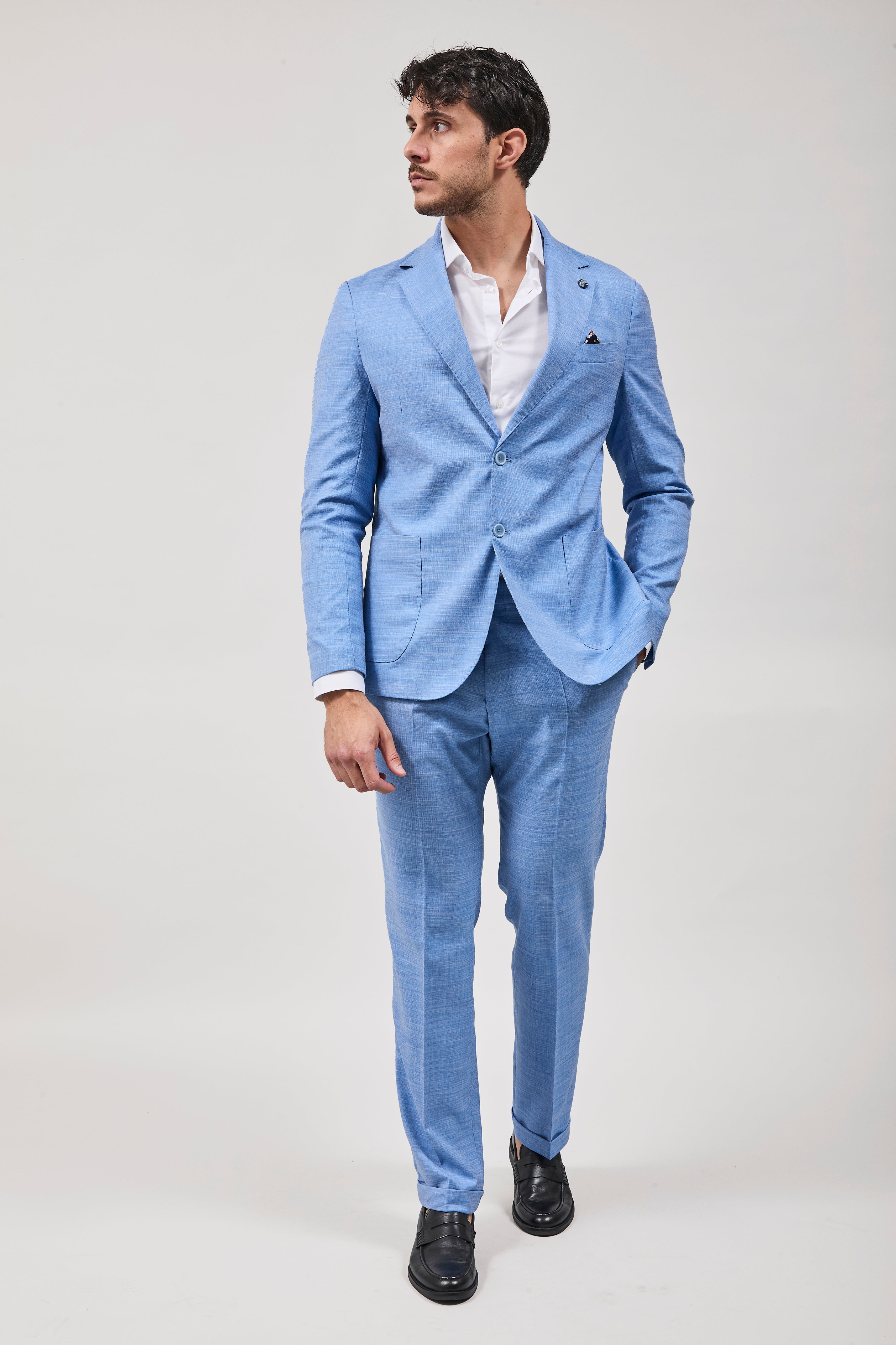 Pantalone V2 Fiammato Azzurro