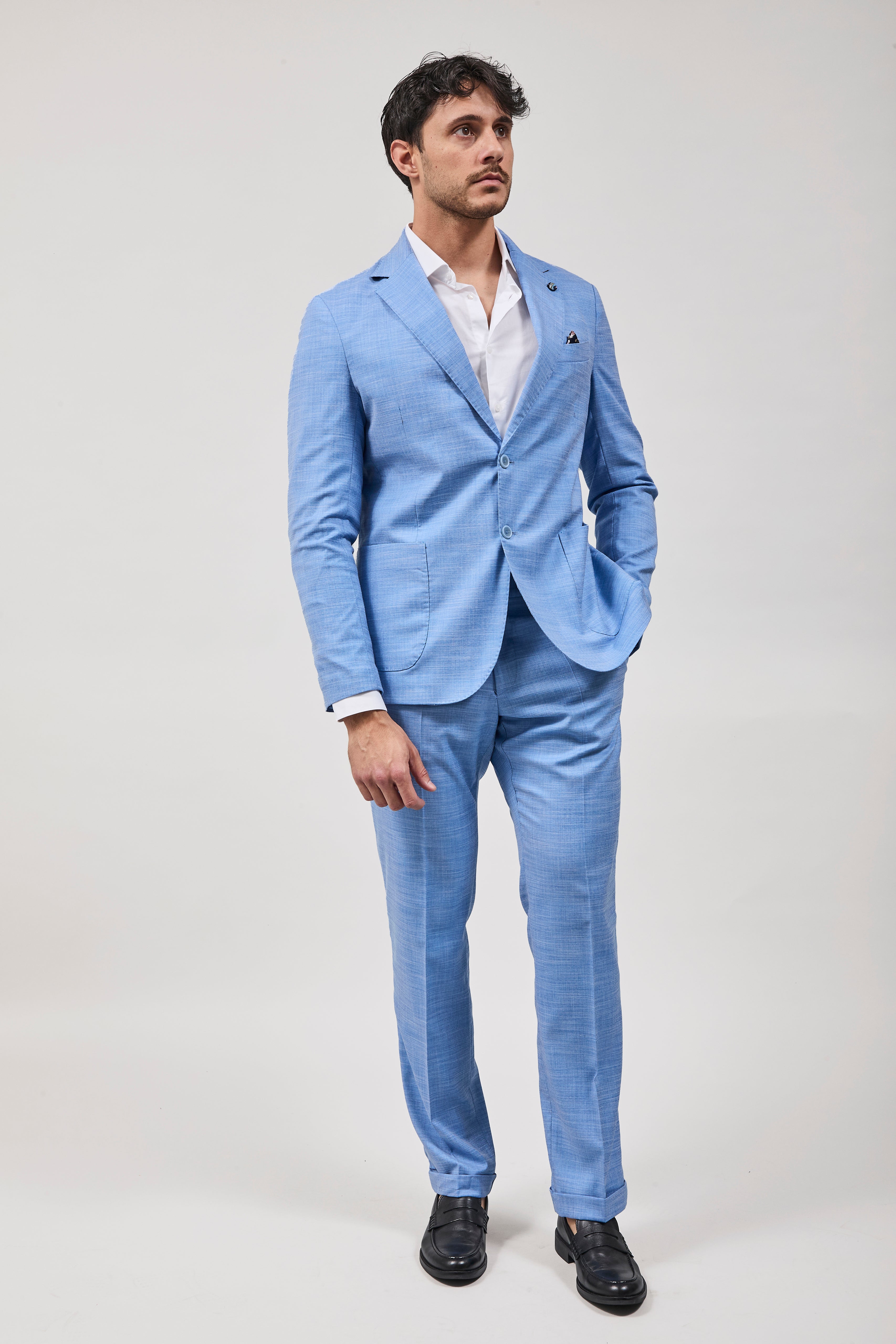 Pantalone V2 Fiammato Azzurro
