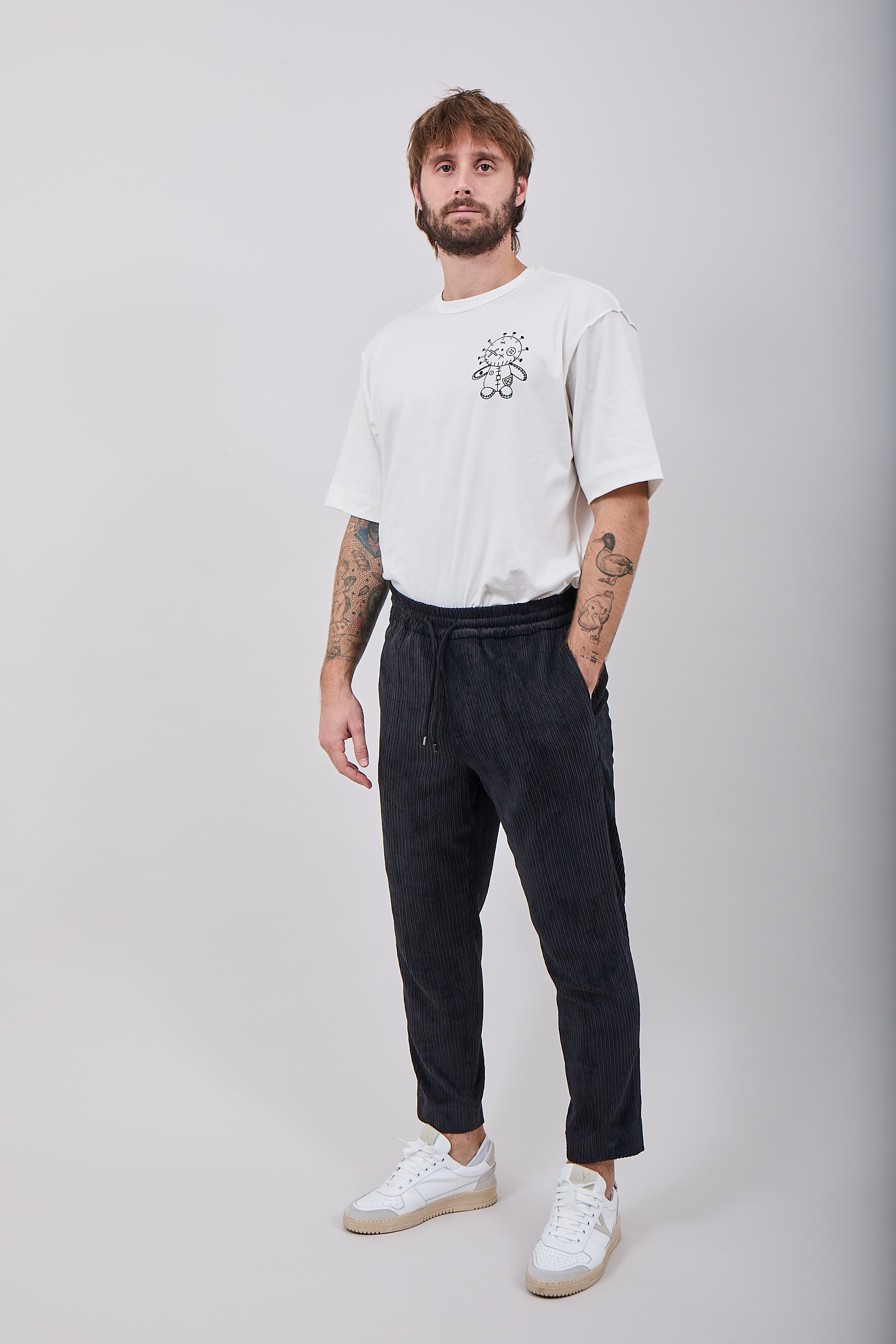 Pantalaccio Berna 387 Velluto Nero