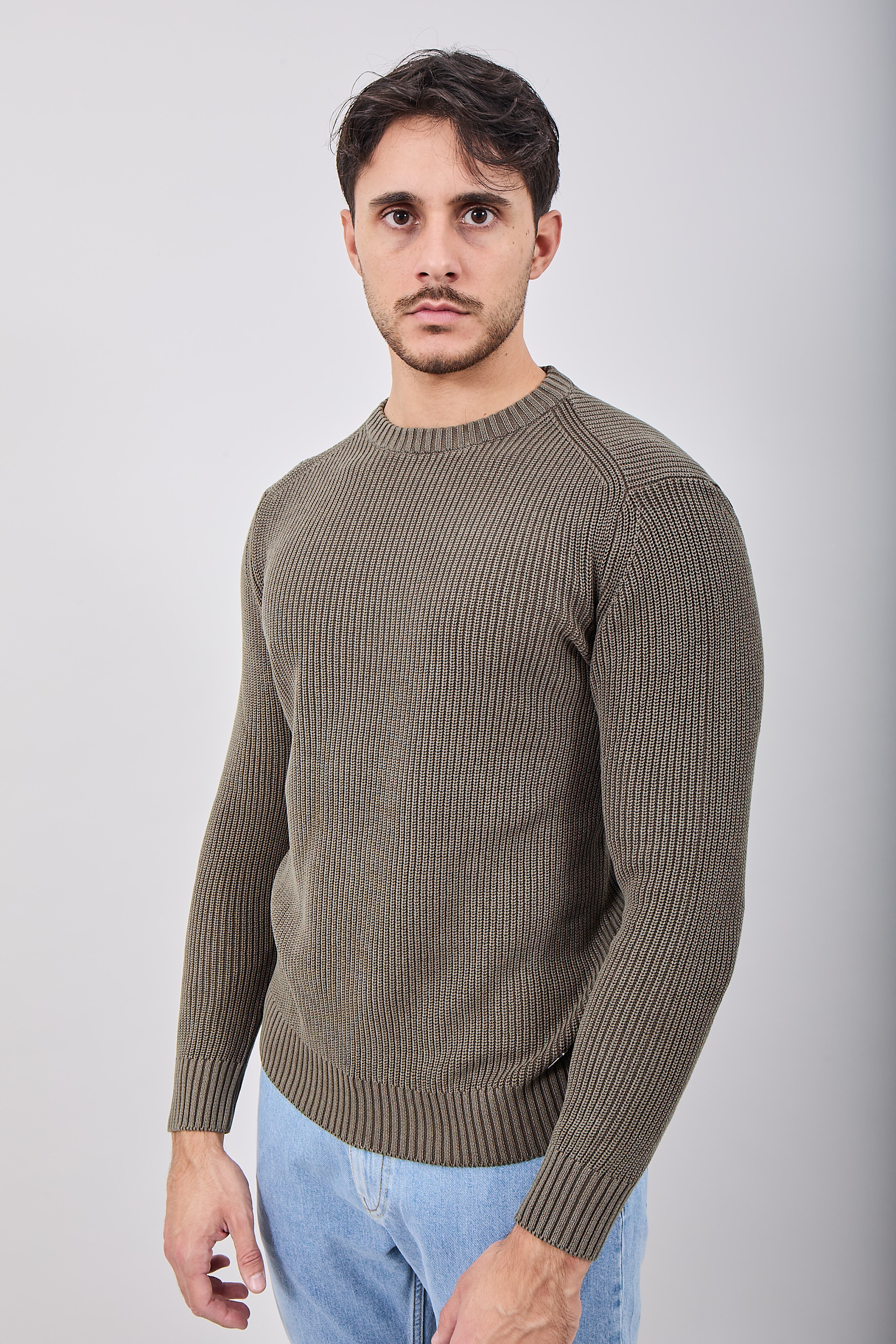 Maglione Block Eleven Stone Sottobosco