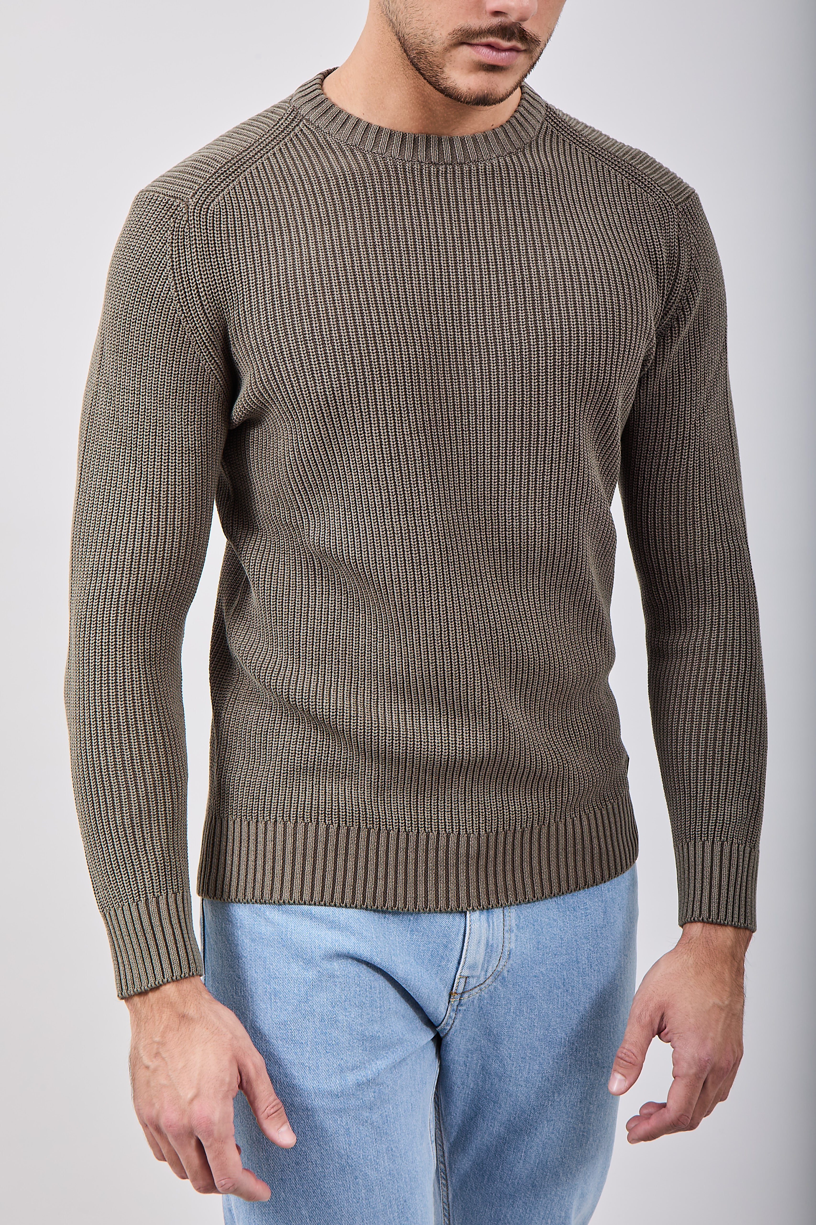 Maglione Block Eleven Stone Sottobosco