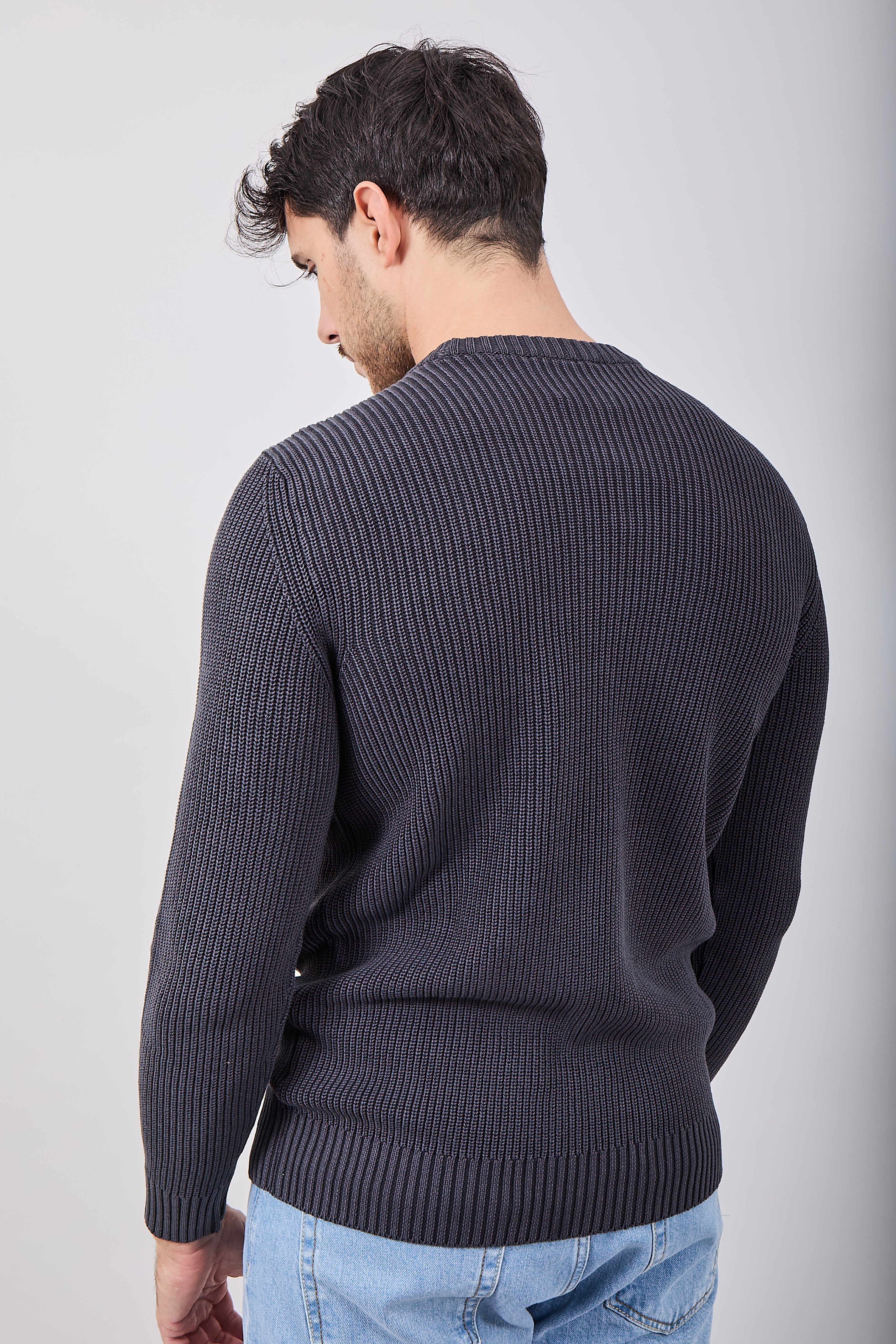 Maglione Block Eleven Stone Notte