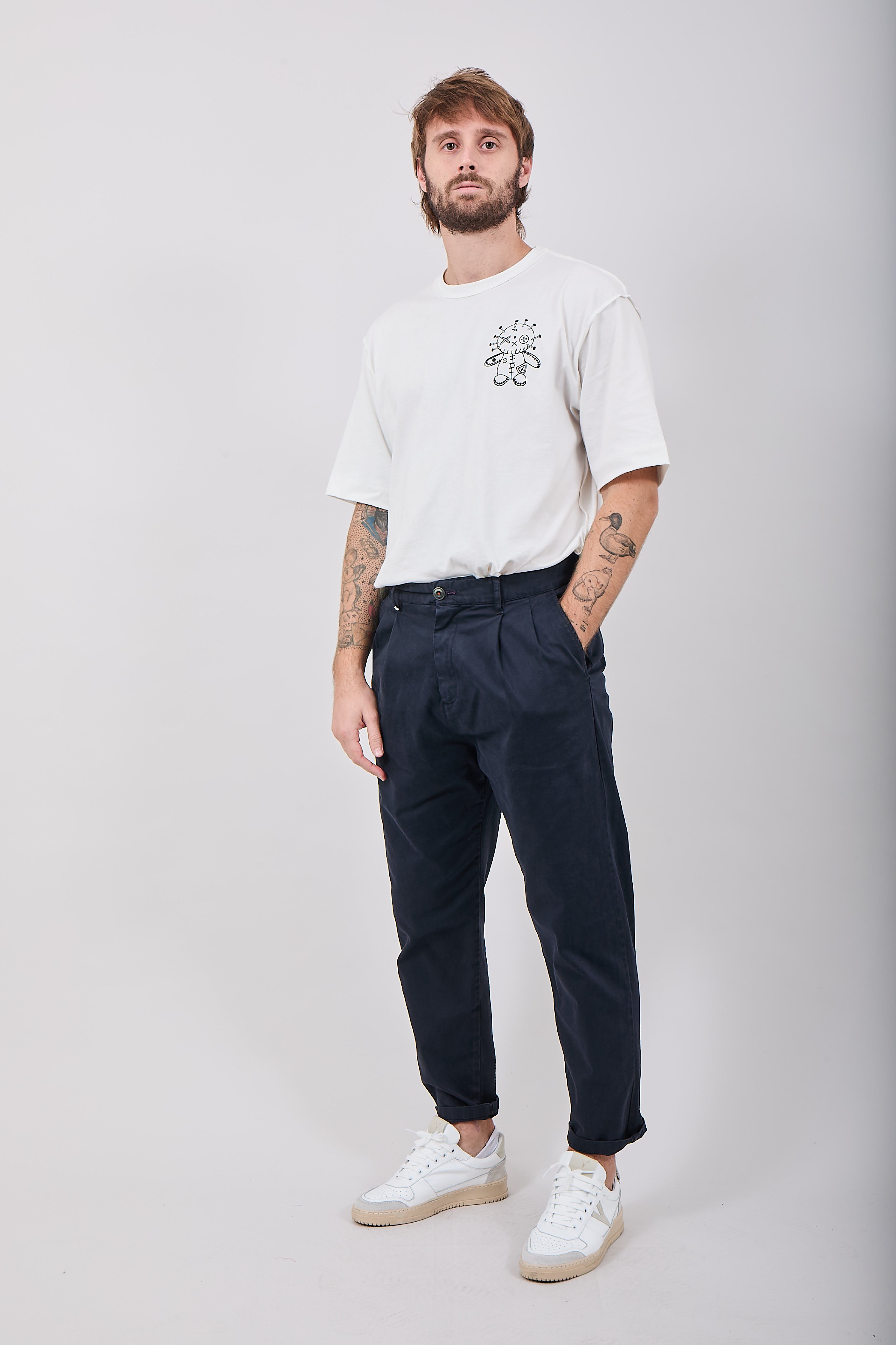 Pantalone Berna Japan Blu 88