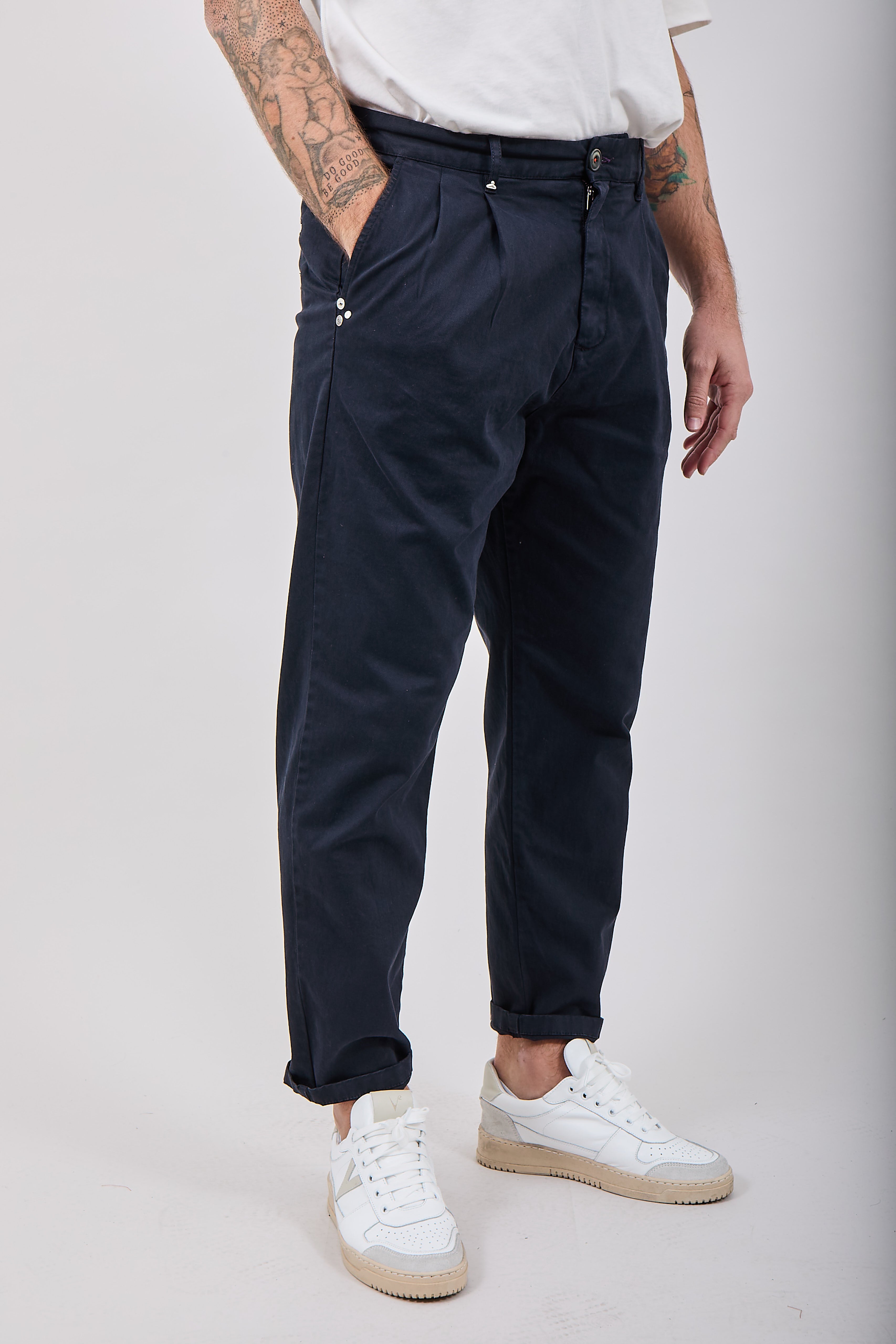 Pantalone Berna Japan Blu 88