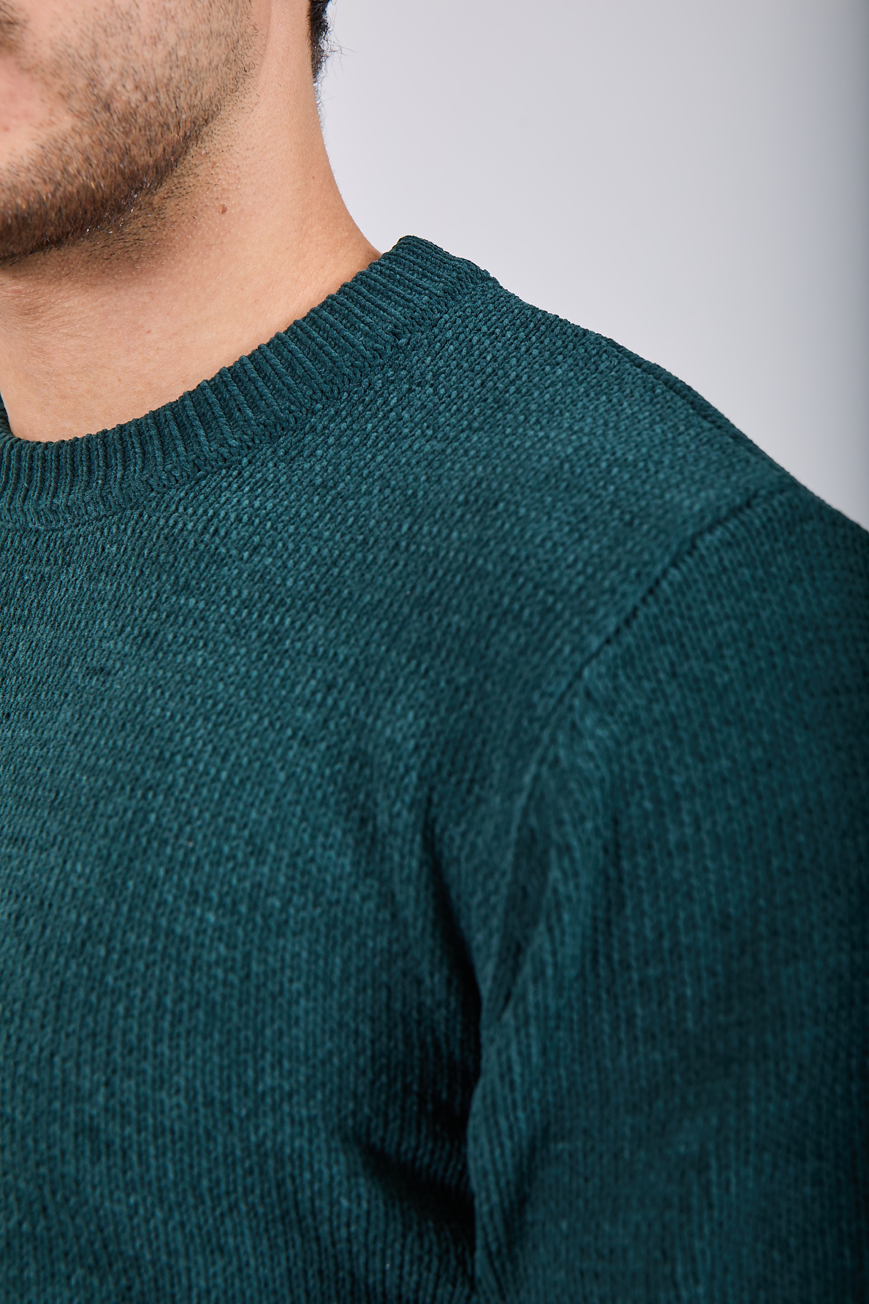 Maglione Gianni Lupo Ciniglia Green British 535 (12245637169492)