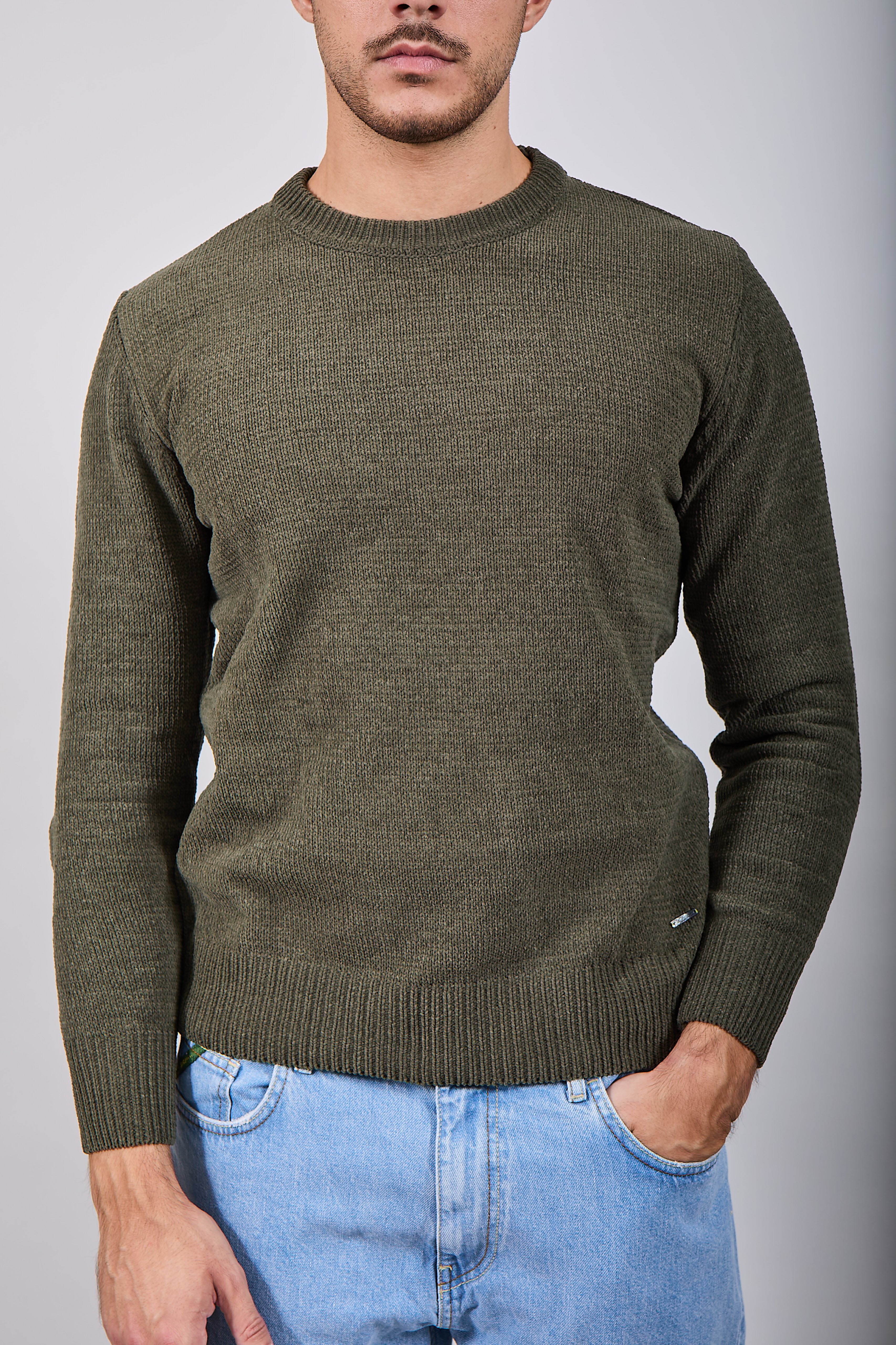 Maglione Gianni Lupo Ciniglia Militare 535 (12245639135572)