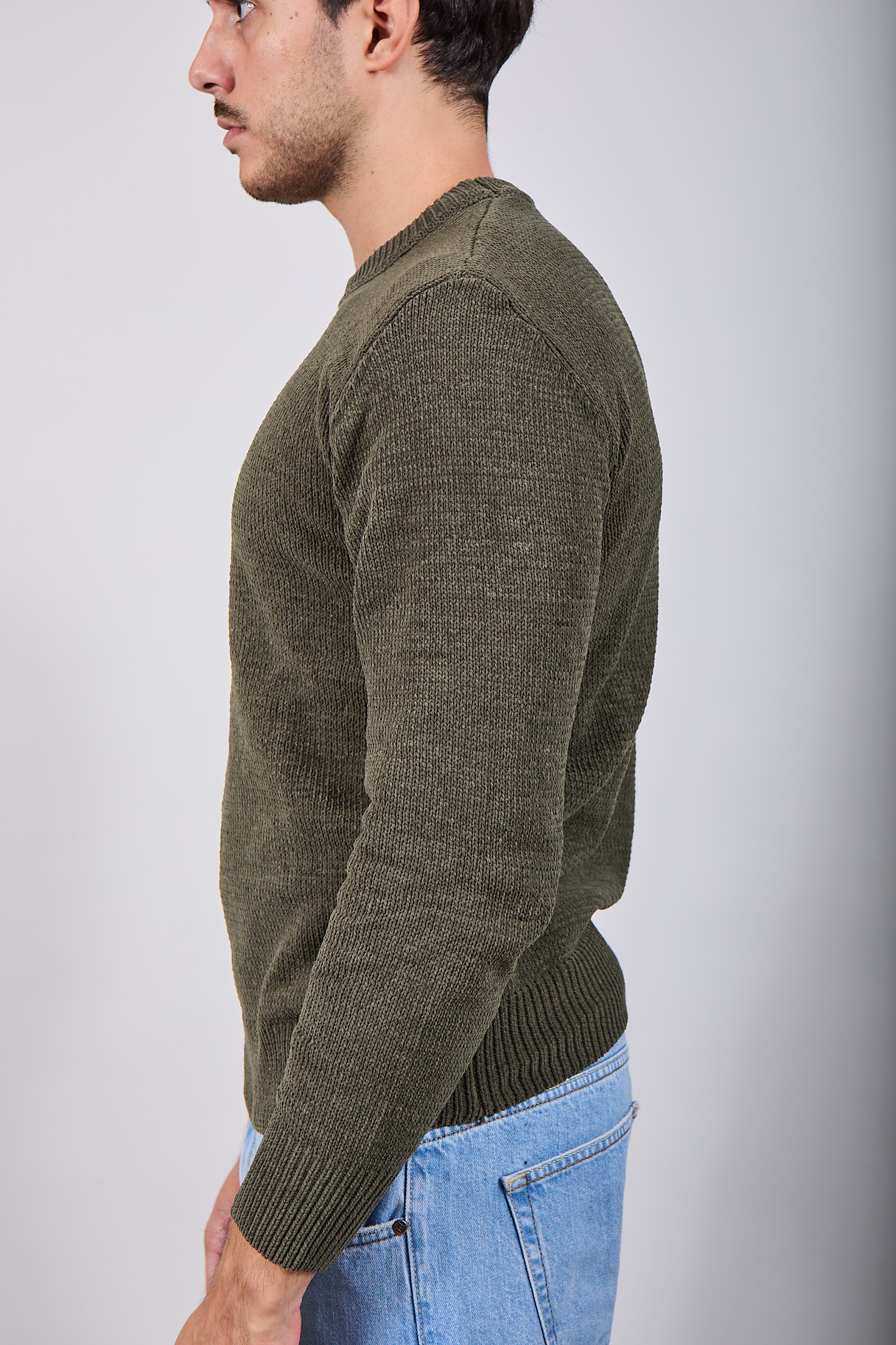 Maglione Gianni Lupo Ciniglia Militare 535 (12245639135572)