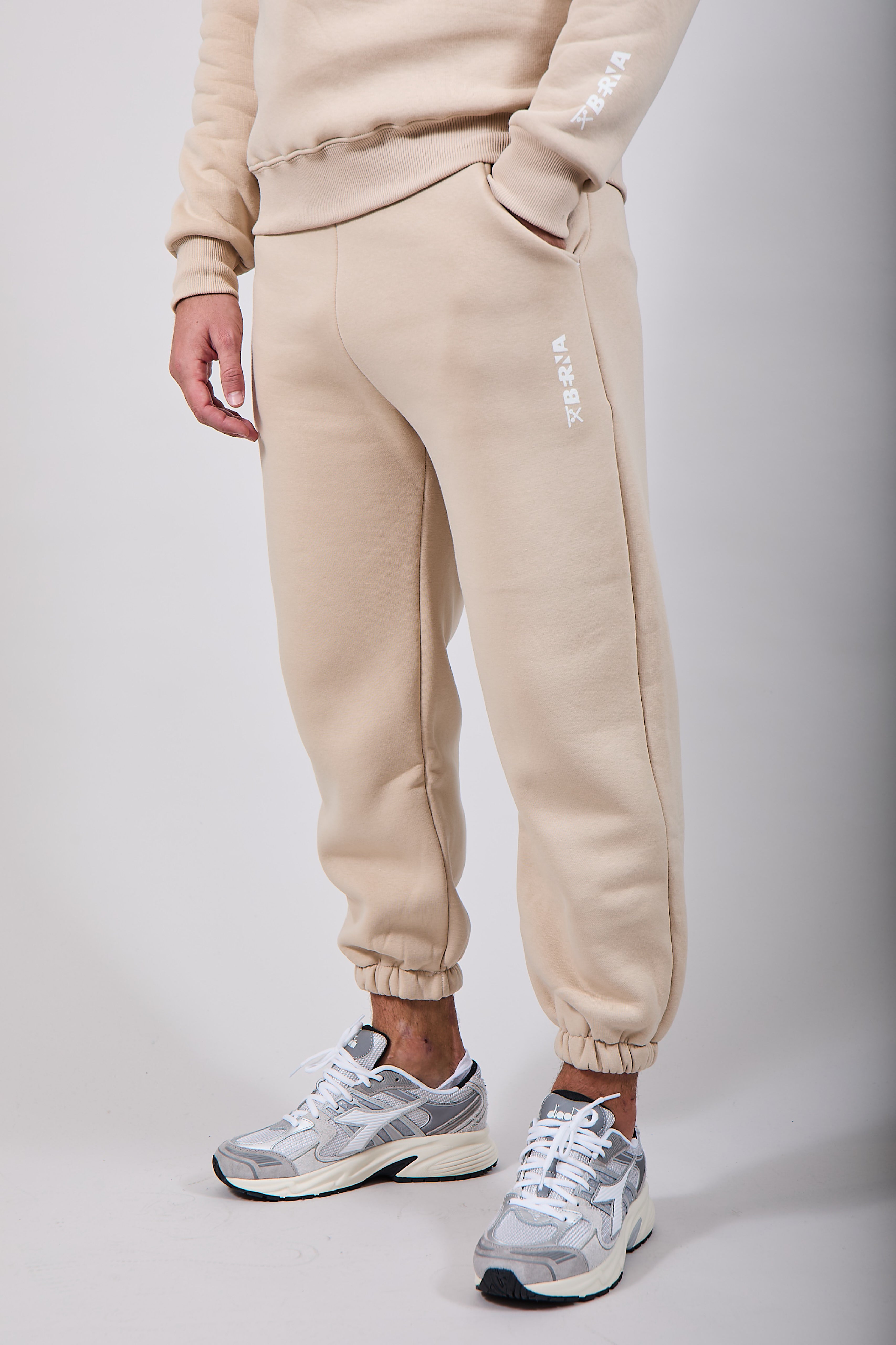 Pantalone Berna Felpa Avorio 221 (12236068290900)