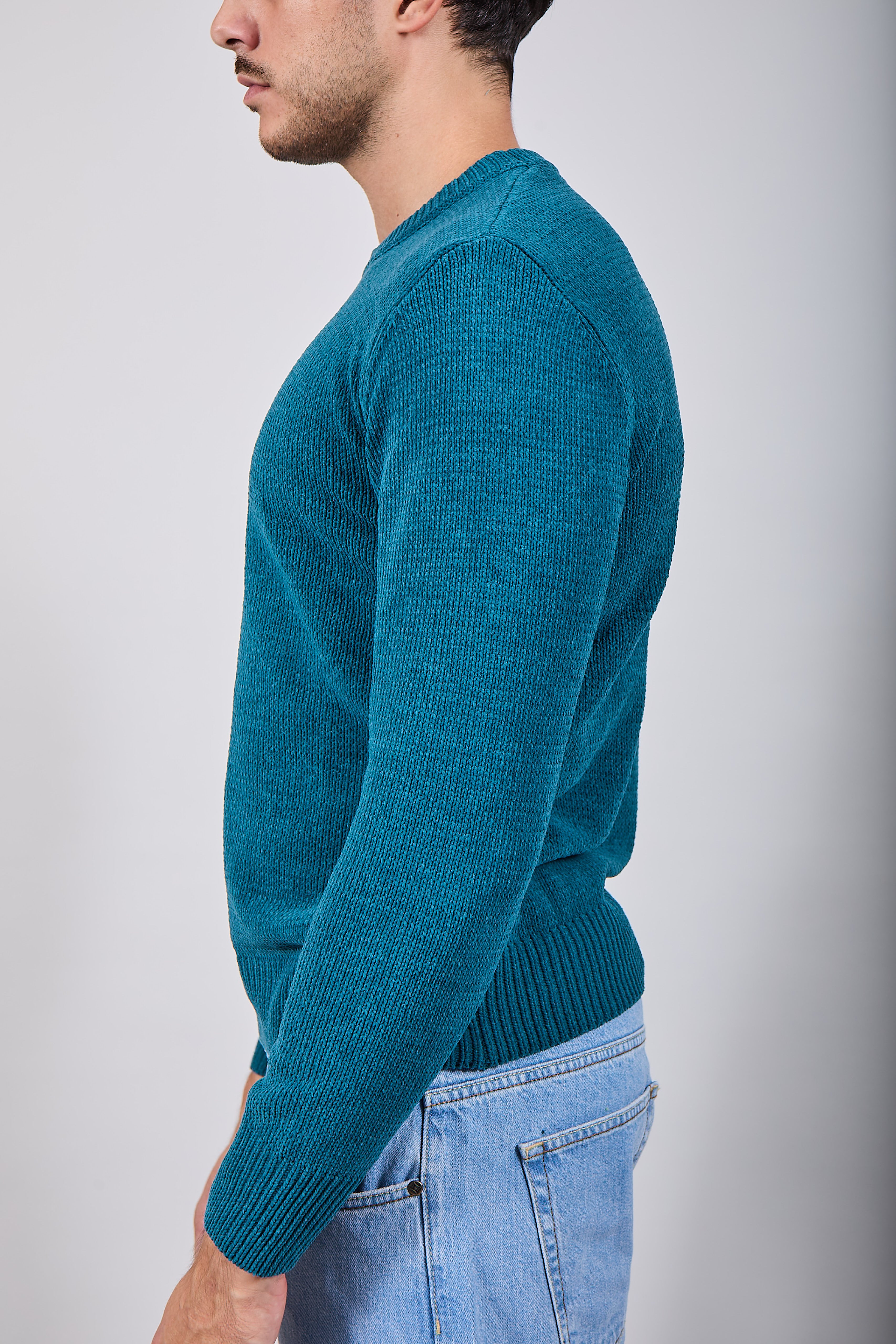 Maglione Gianni Lupo Ciniglia Pavone 535 (12245633401172)