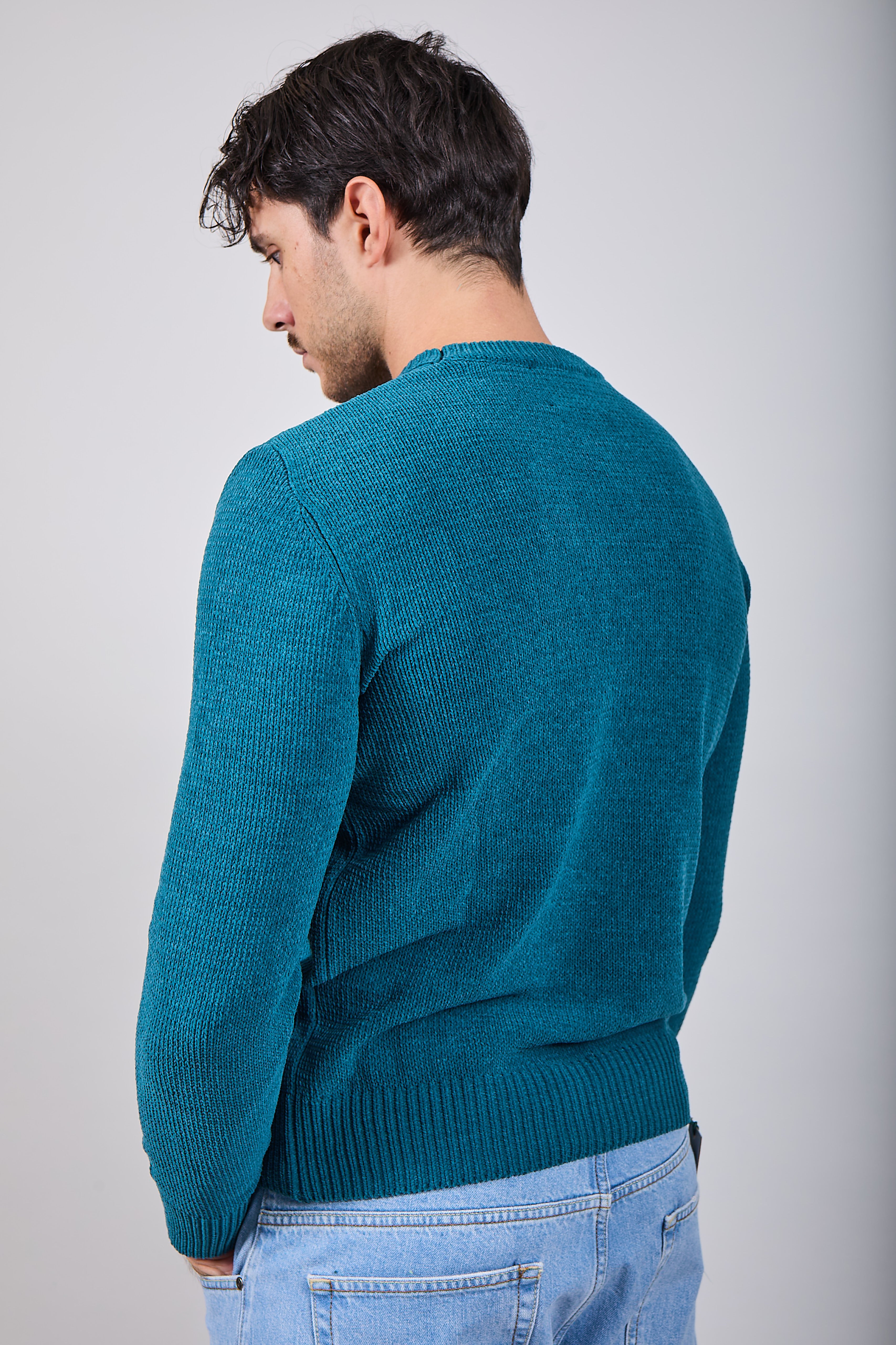 Maglione Gianni Lupo Ciniglia Pavone 535 (12245633401172)