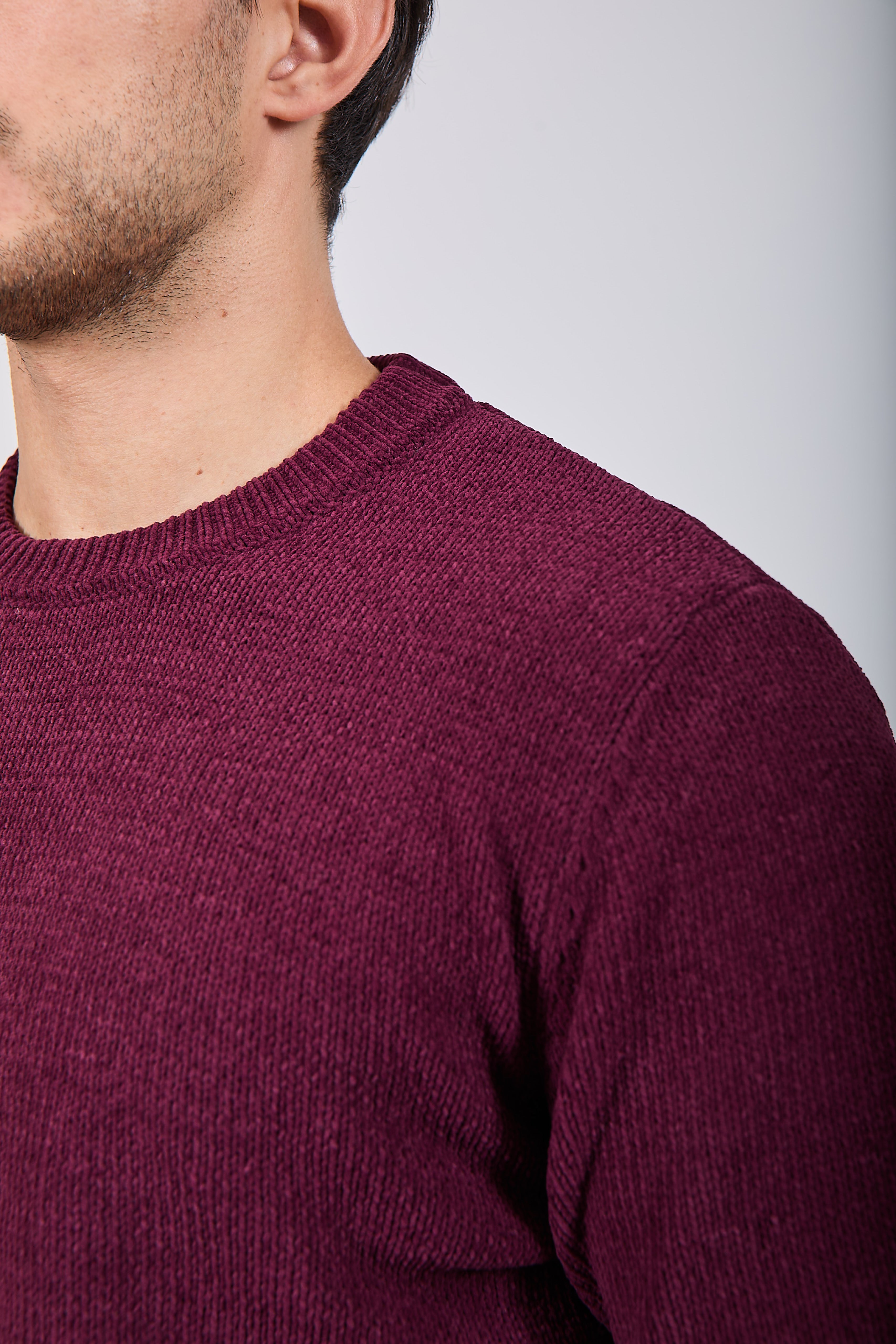 Maglione Gianni Lupo Ciniglia Bordeaux 535 (12227807347028)