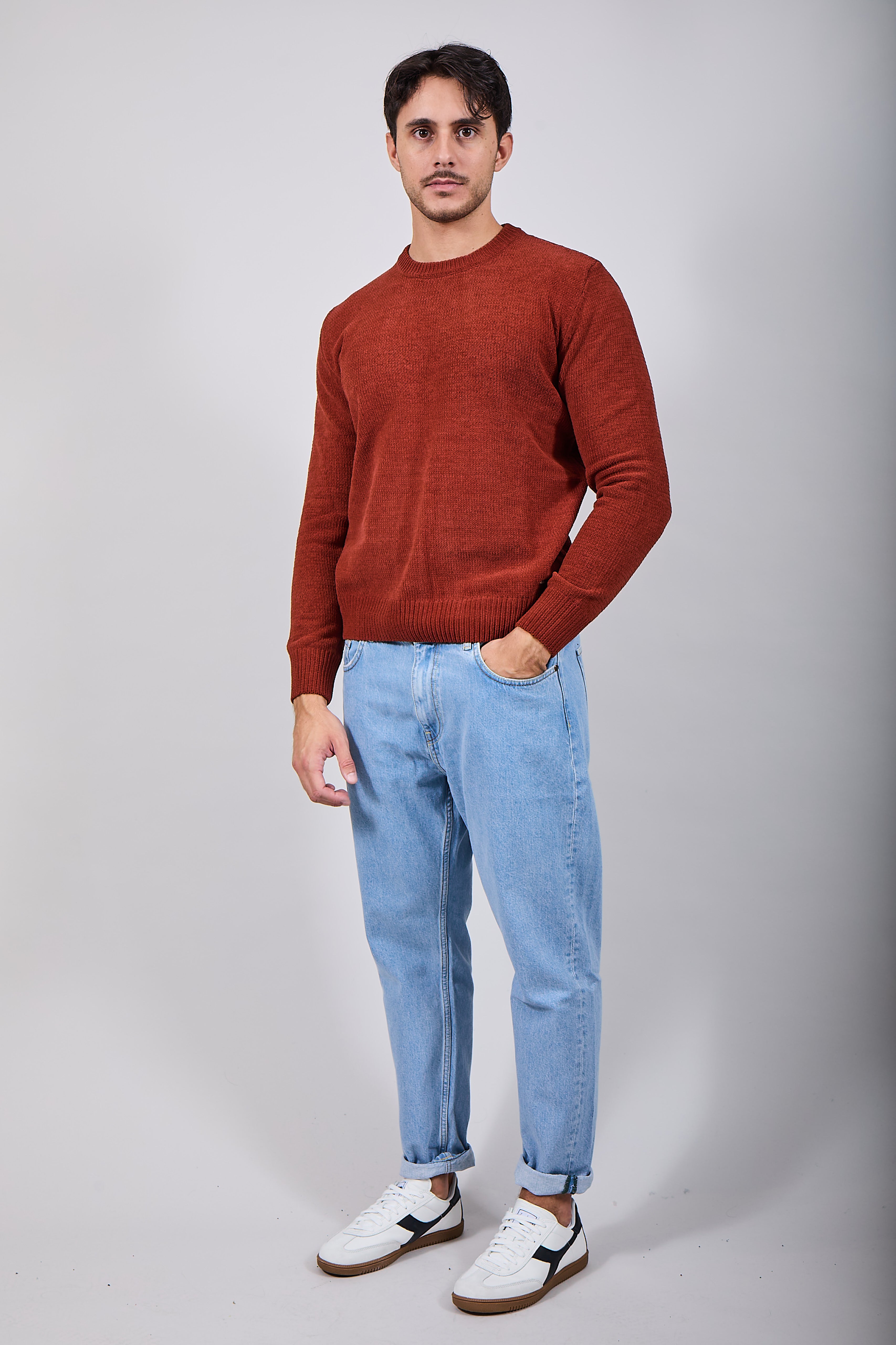 Maglione Gianni Lupo Ciniglia Coccio 535 (12245634253140)