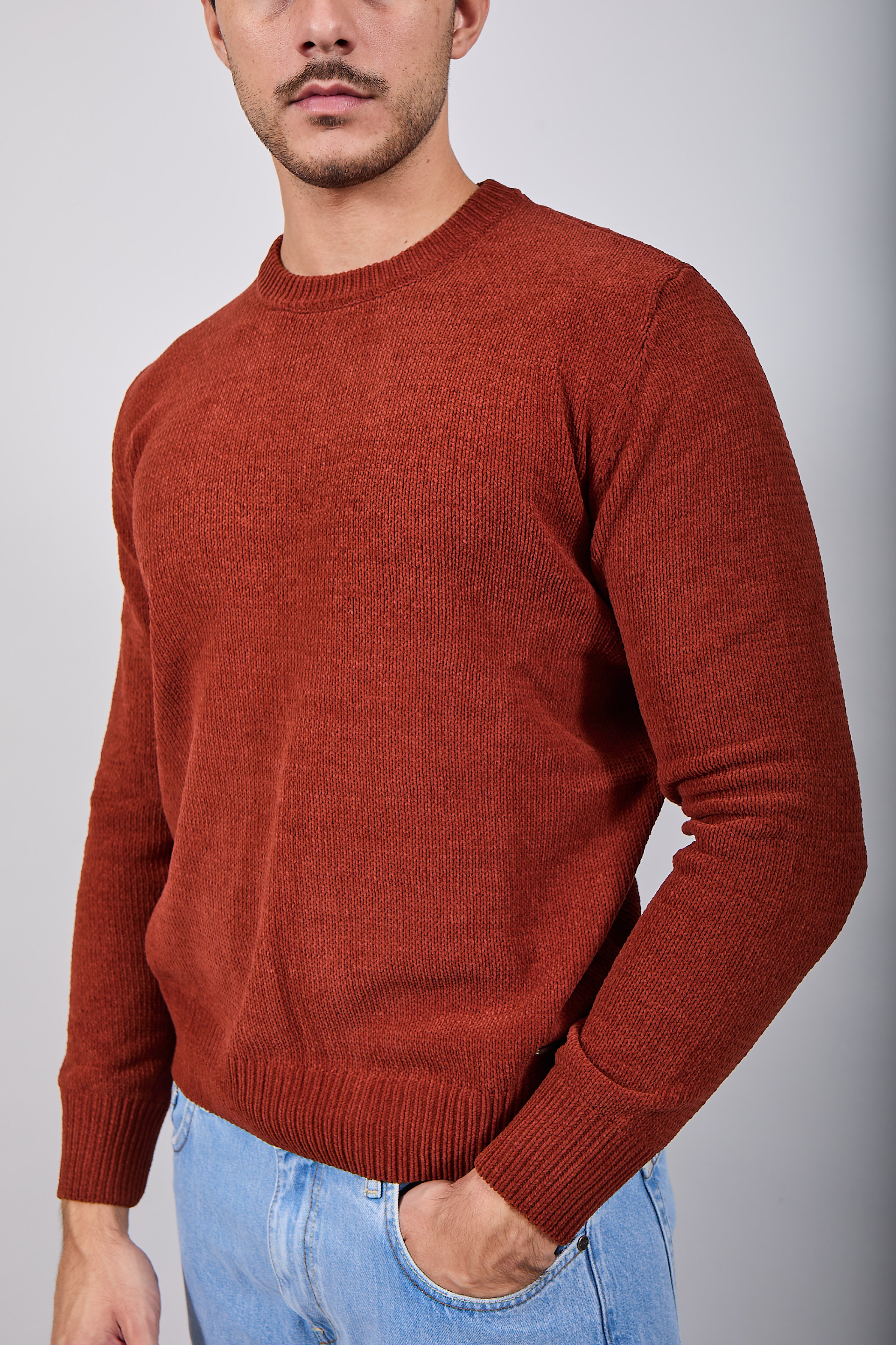 Maglione Gianni Lupo Ciniglia Coccio 535 (12245634253140)