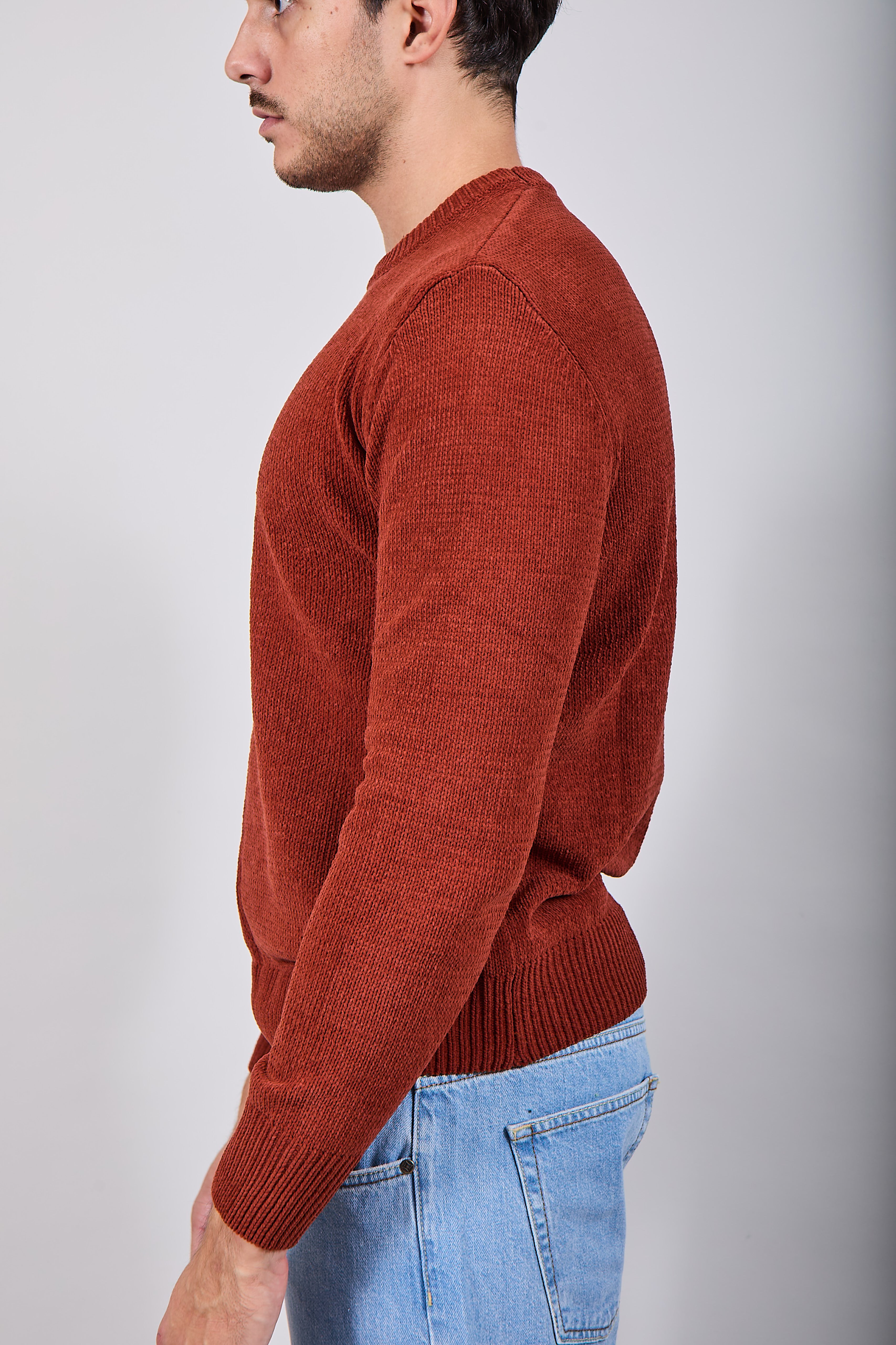 Maglione Gianni Lupo Ciniglia Coccio 535 (12245634253140)