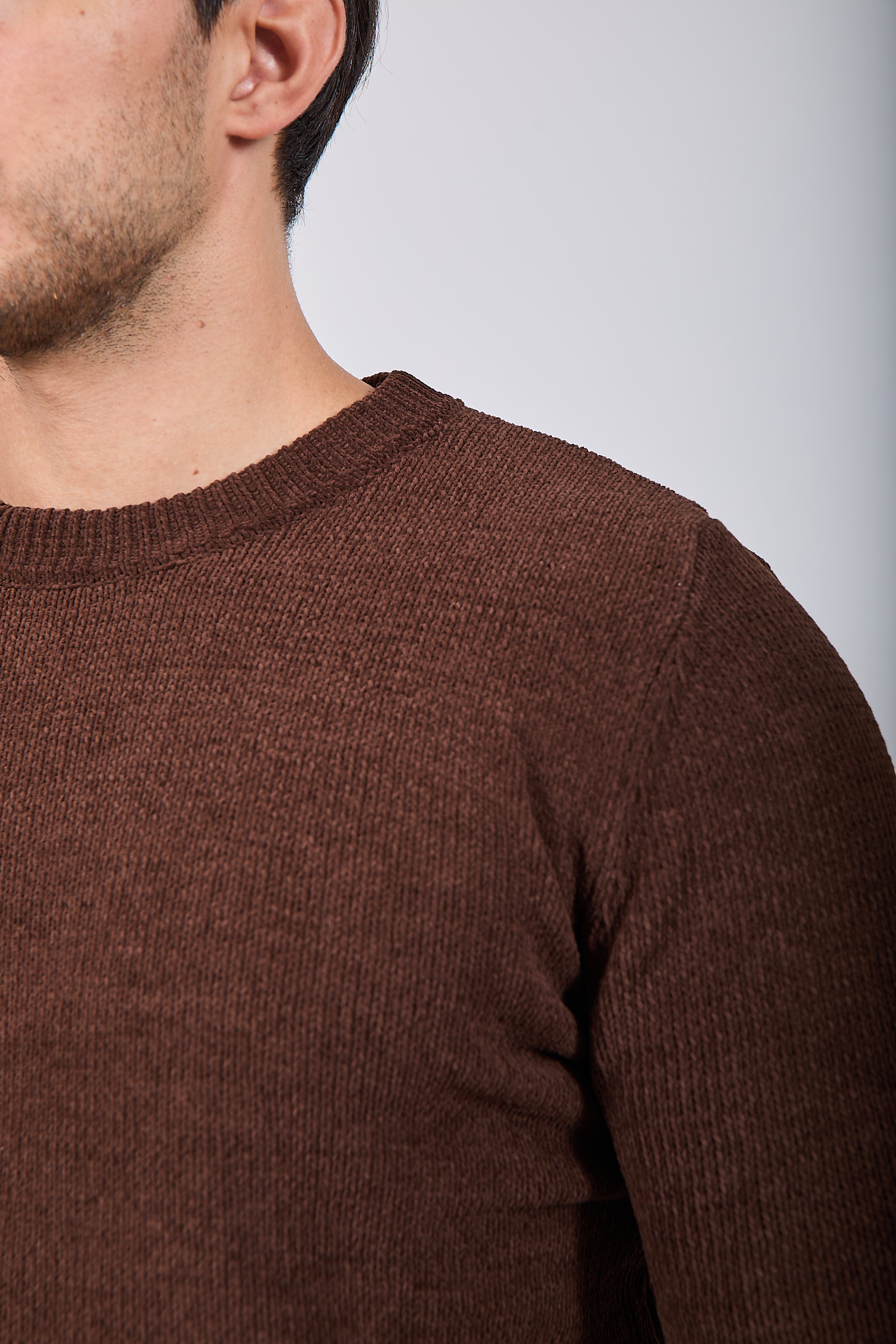 Maglione Gianni Lupo Ciniglia Coffee 535 (12227807019348)