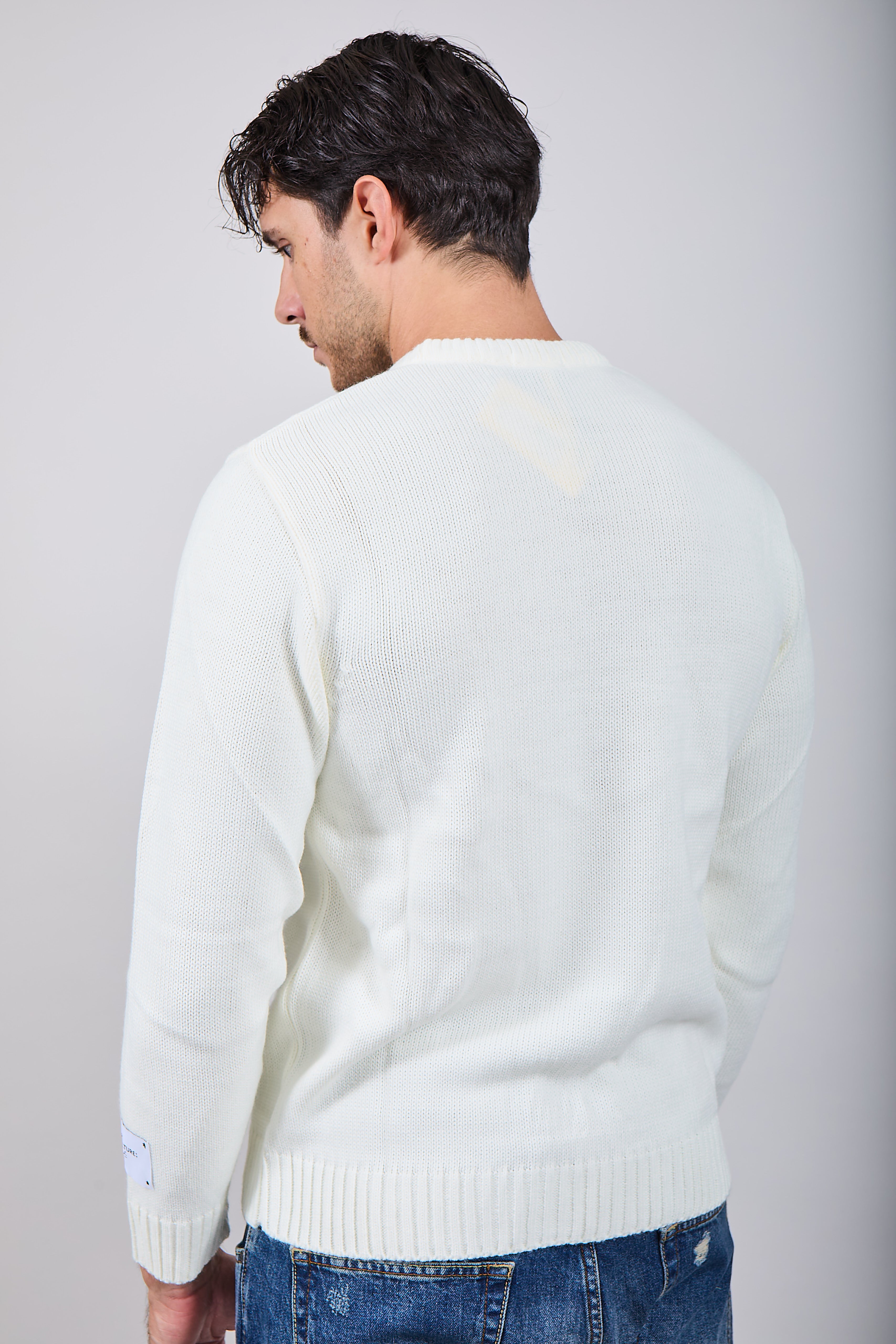 Maglioncino Superculture Panna AK5003 (12214769484116)