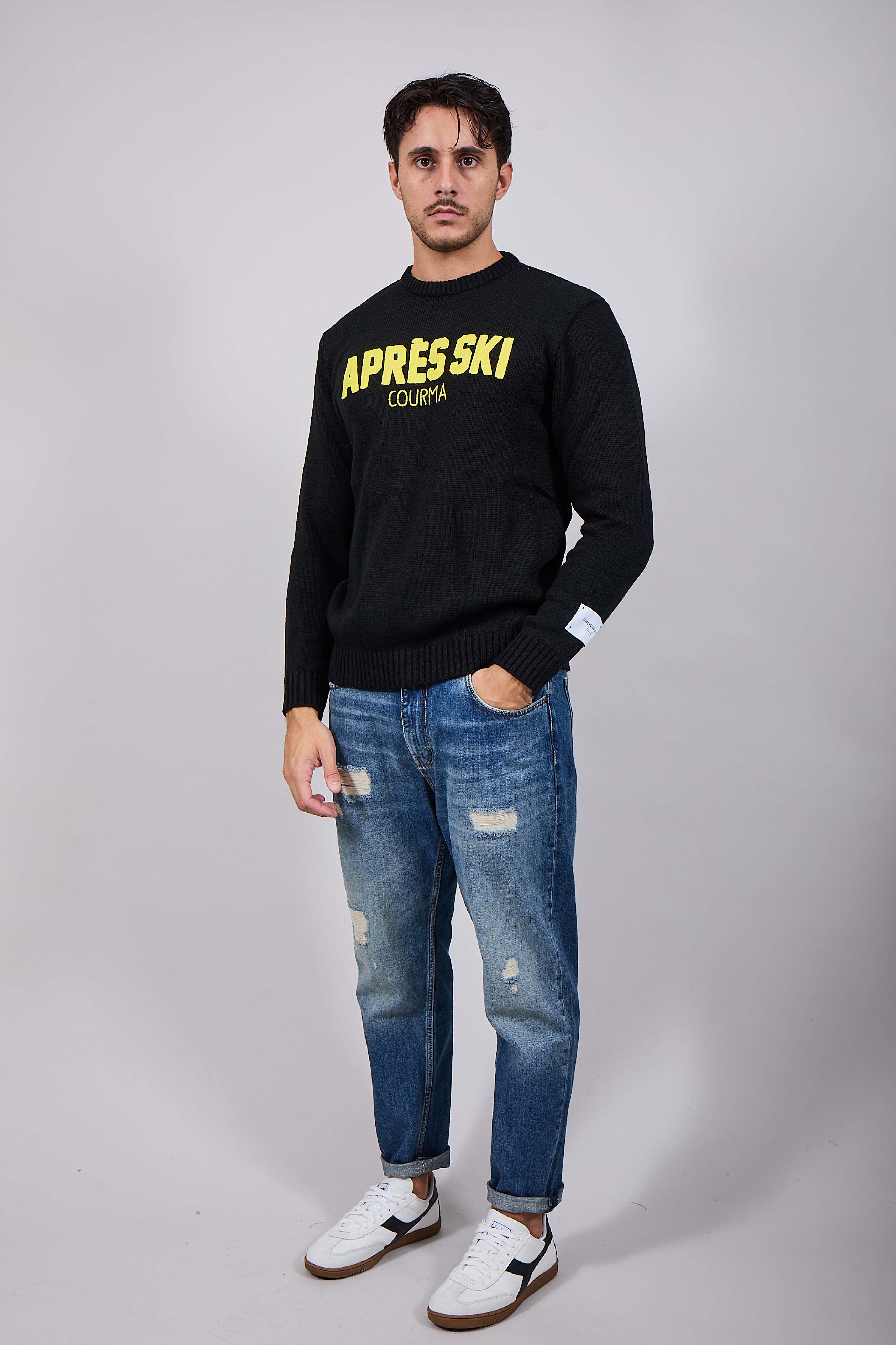 Maglioncino Superculture Nero AK5017 (12214731440468)