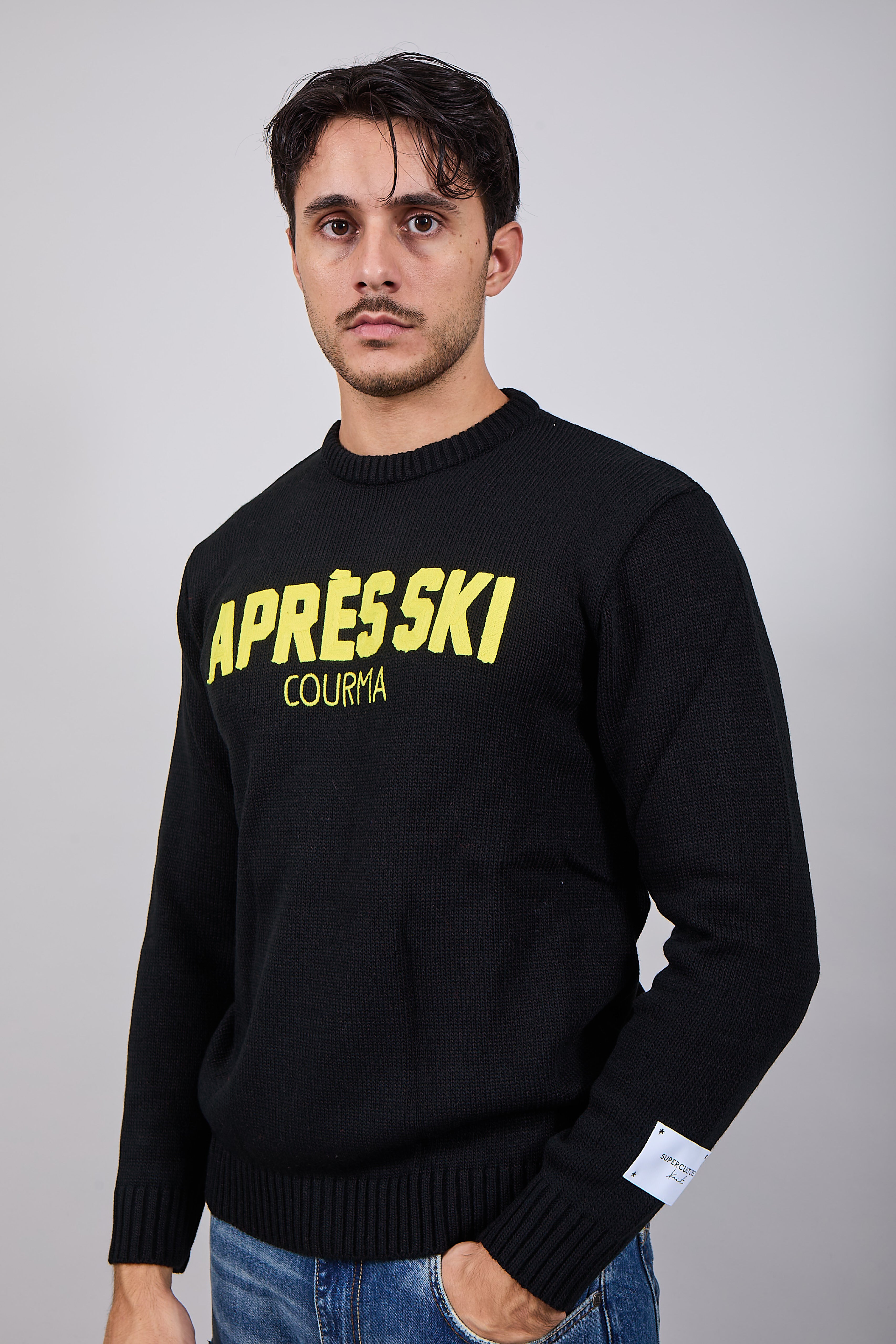 Maglioncino Superculture Nero AK5017 (12214731440468)