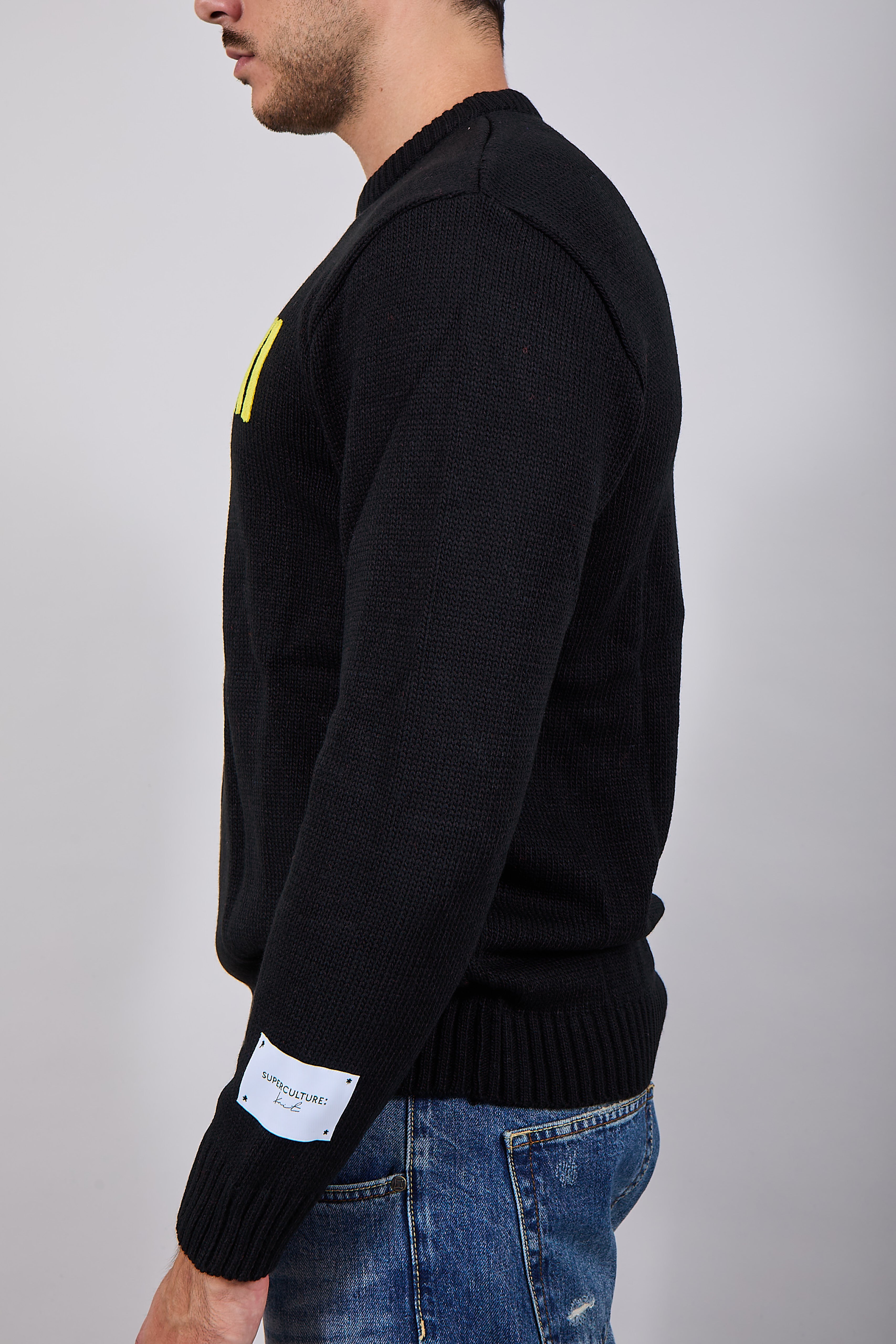 Maglioncino Superculture Nero AK5017 (12214731440468)