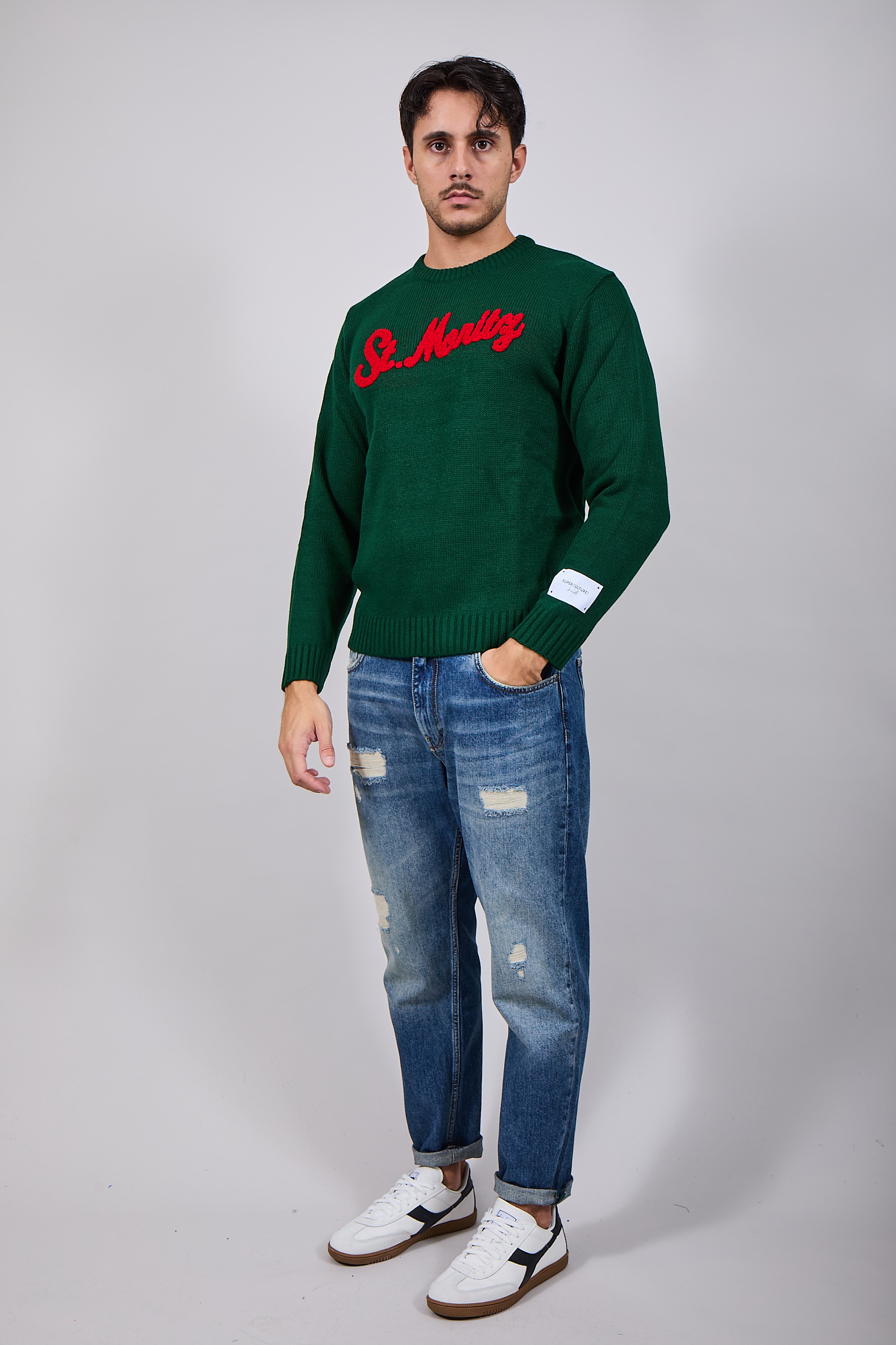 Maglioncino Superculture Verde Bosco AK5011 (12214763815252)