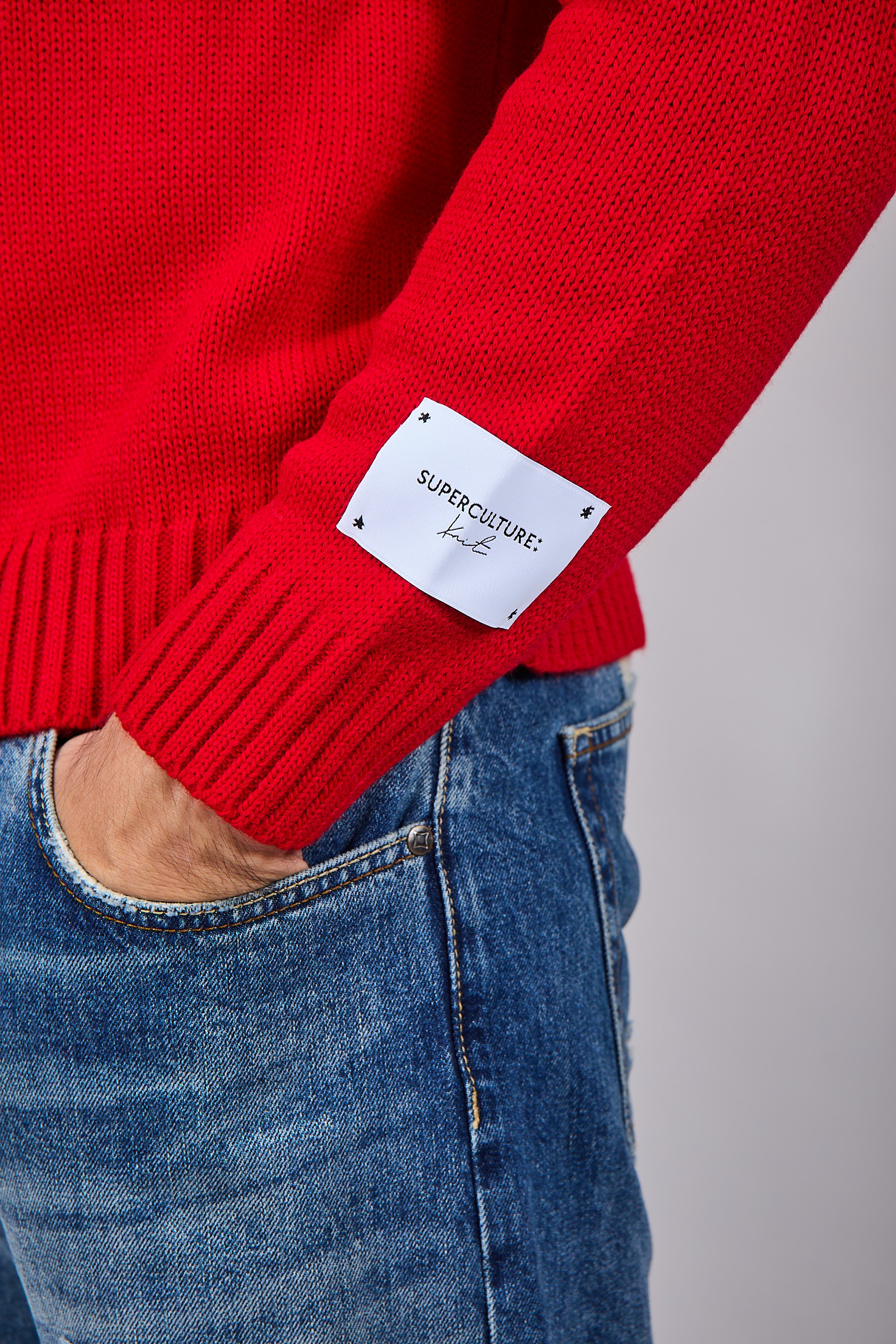 Maglioncino Superculture Rosso AK5001 (12214767092052)
