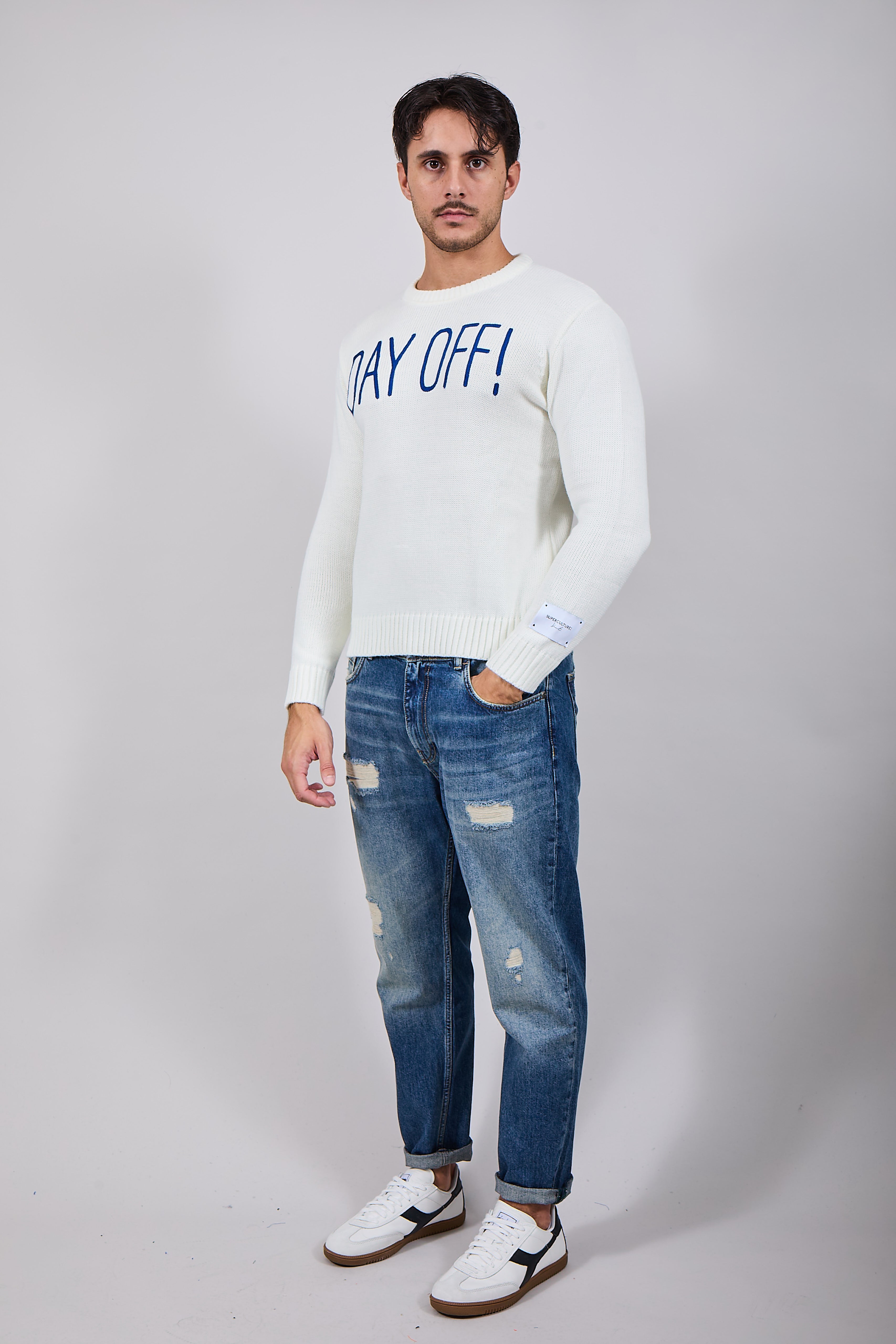 Maglioncino Superculture Panna AK5001 (12214765748564)