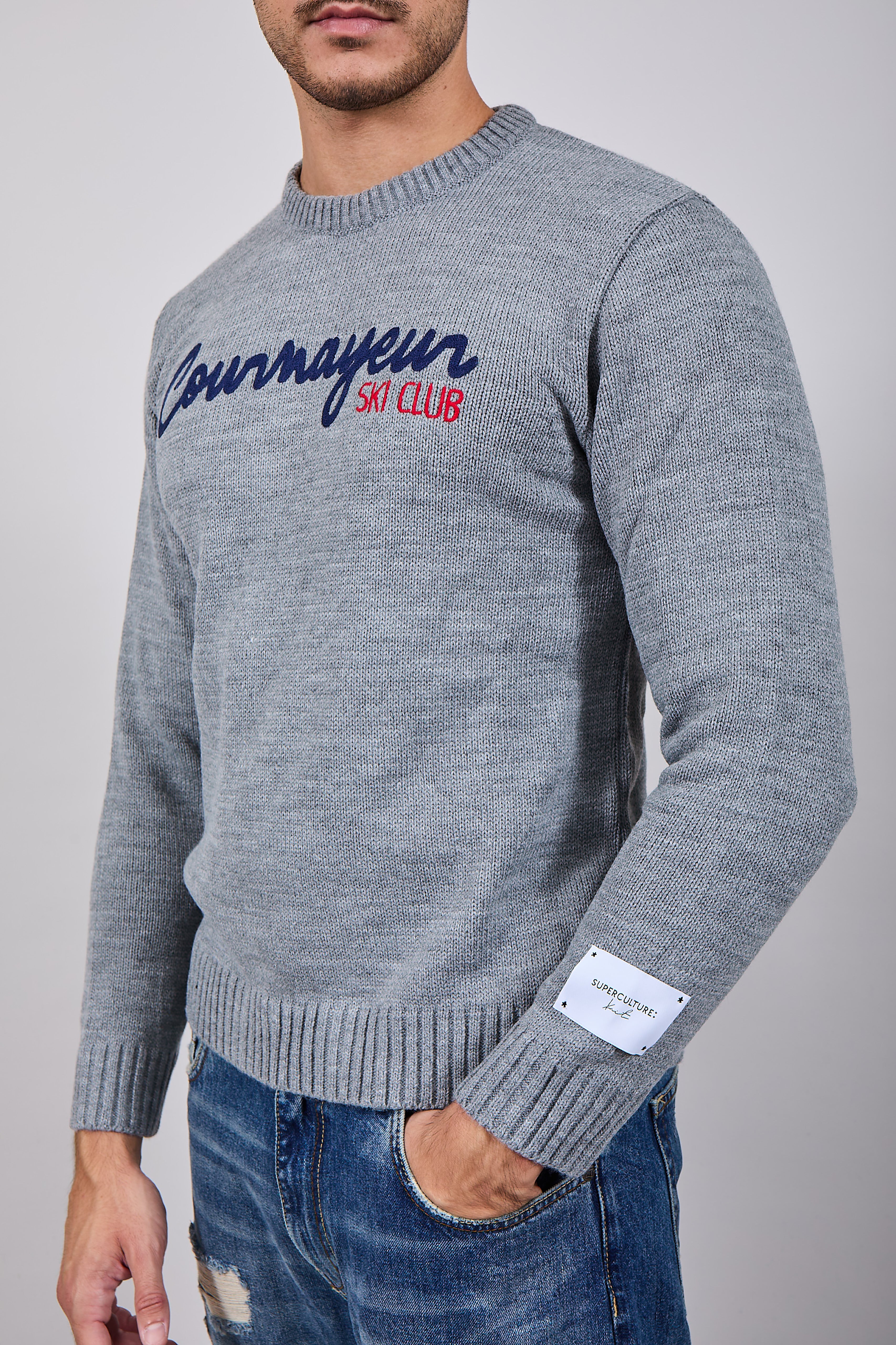 Maglioncino Superculture Grigio AK5029 (12214736126292)