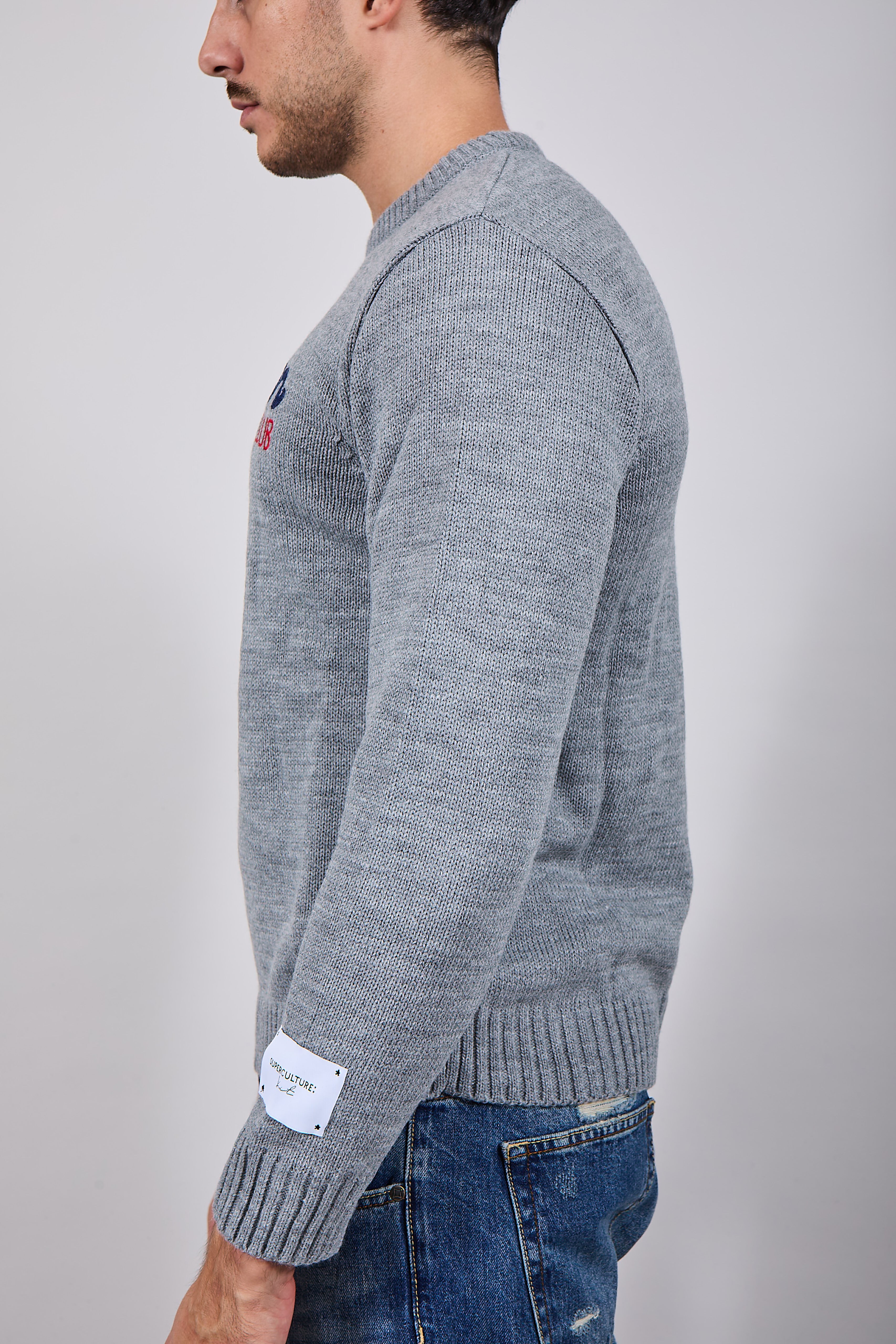 Maglioncino Superculture Grigio AK5029 (12214736126292)