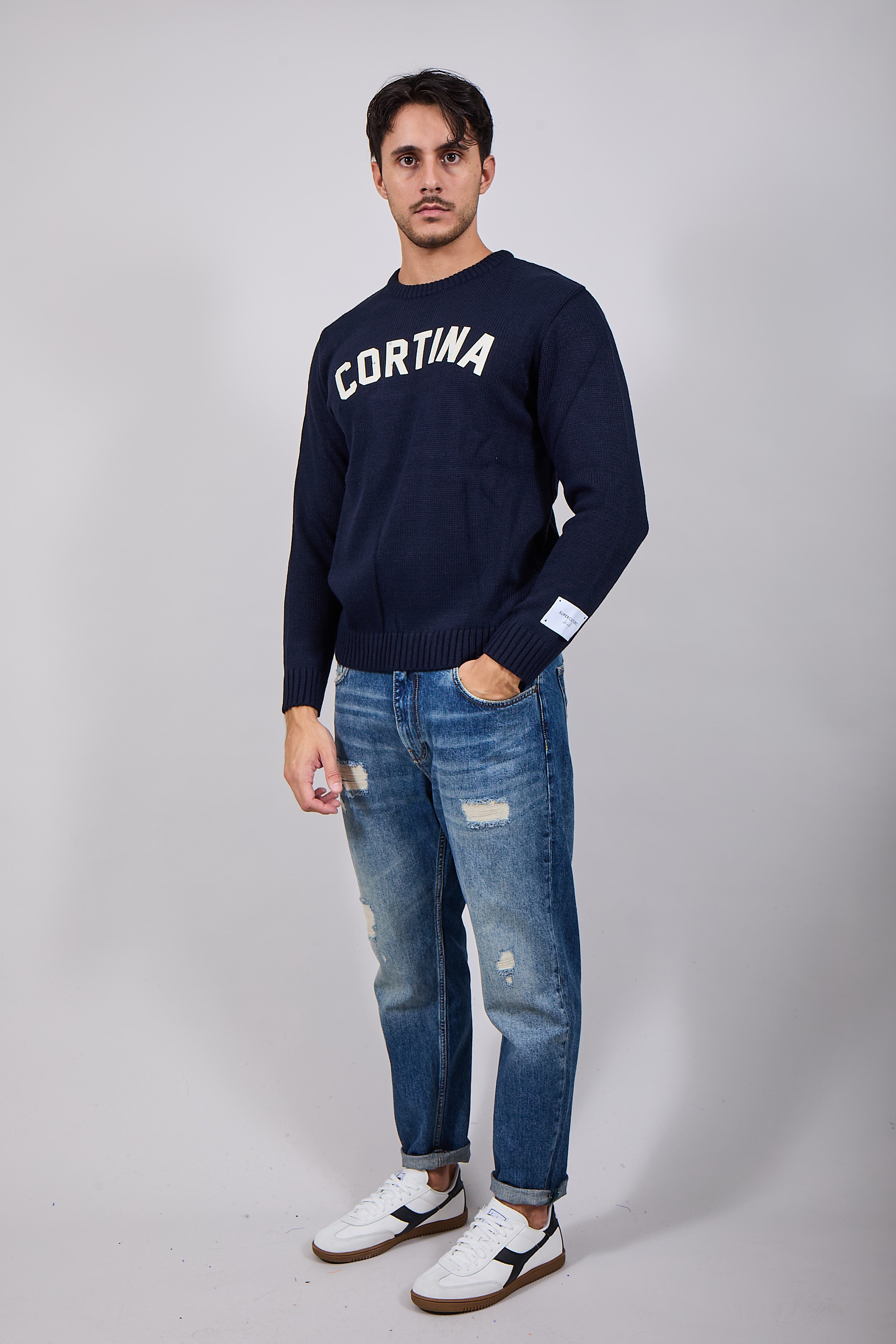 Maglioncino Superculture BLU AK5009 (12214667968852)