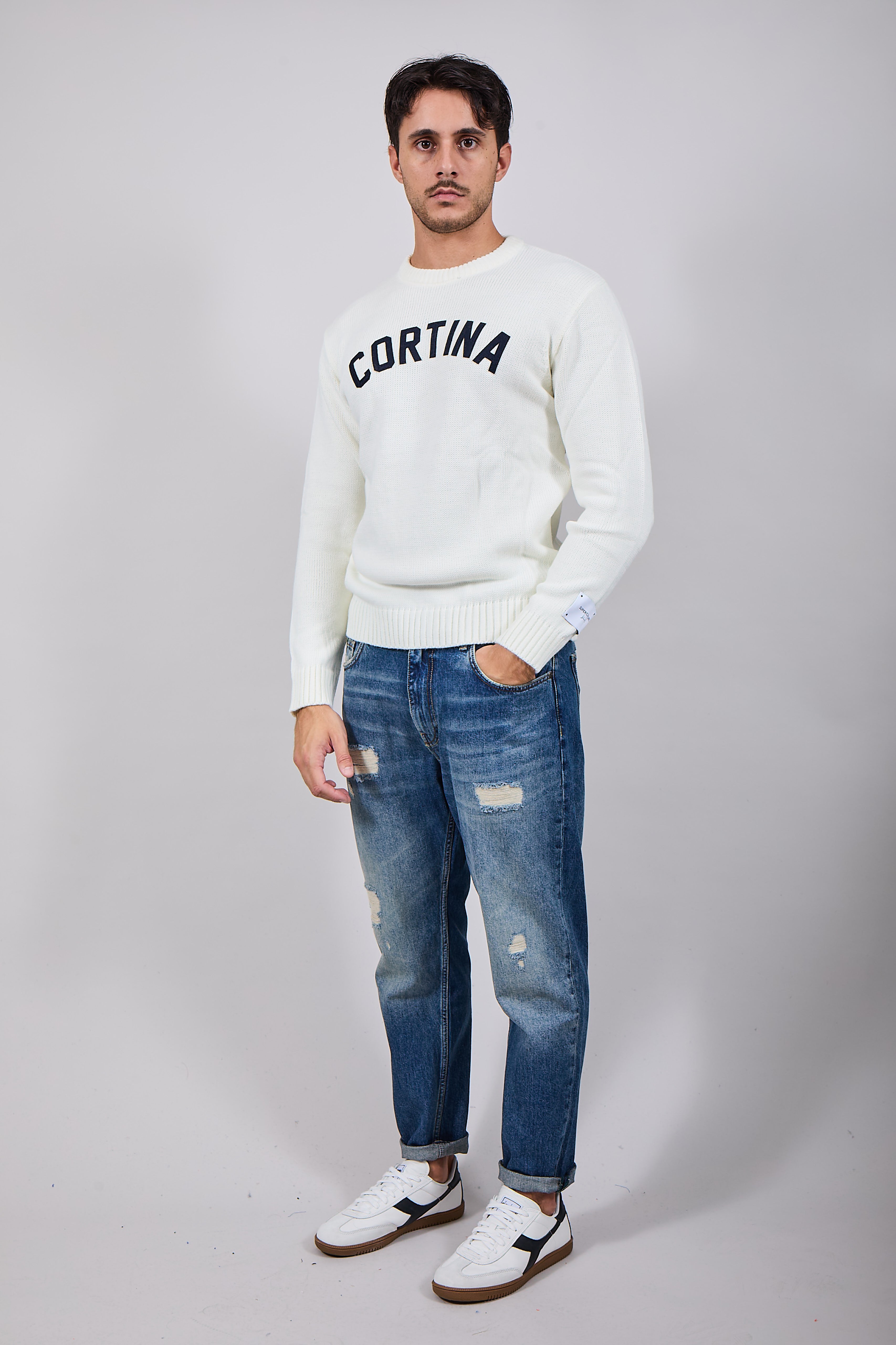 Maglioncino Superculture Panna AK5009 (12214666854740)