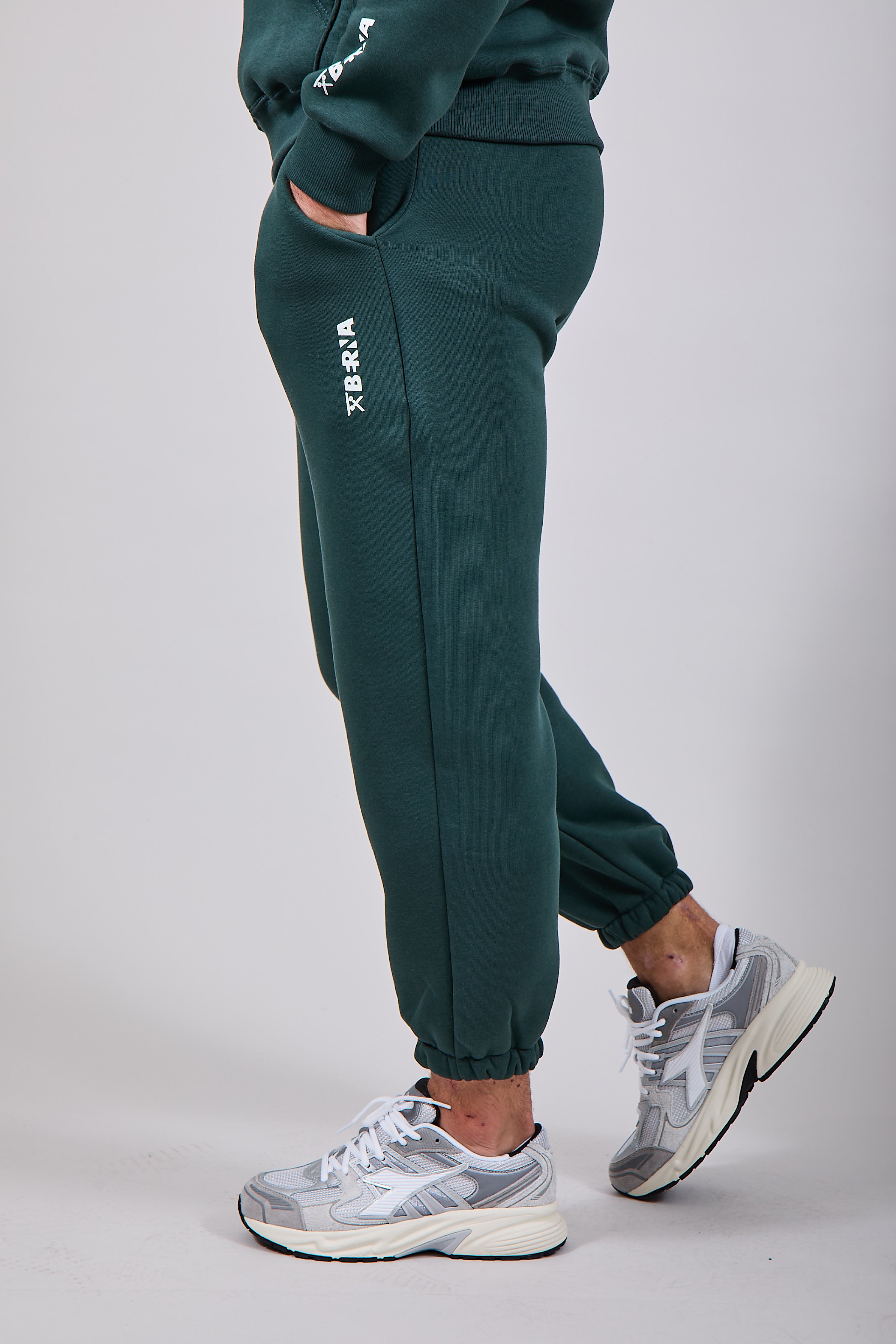Pantalone Berna Felpa Verde Bosco 221 (12236068127060)