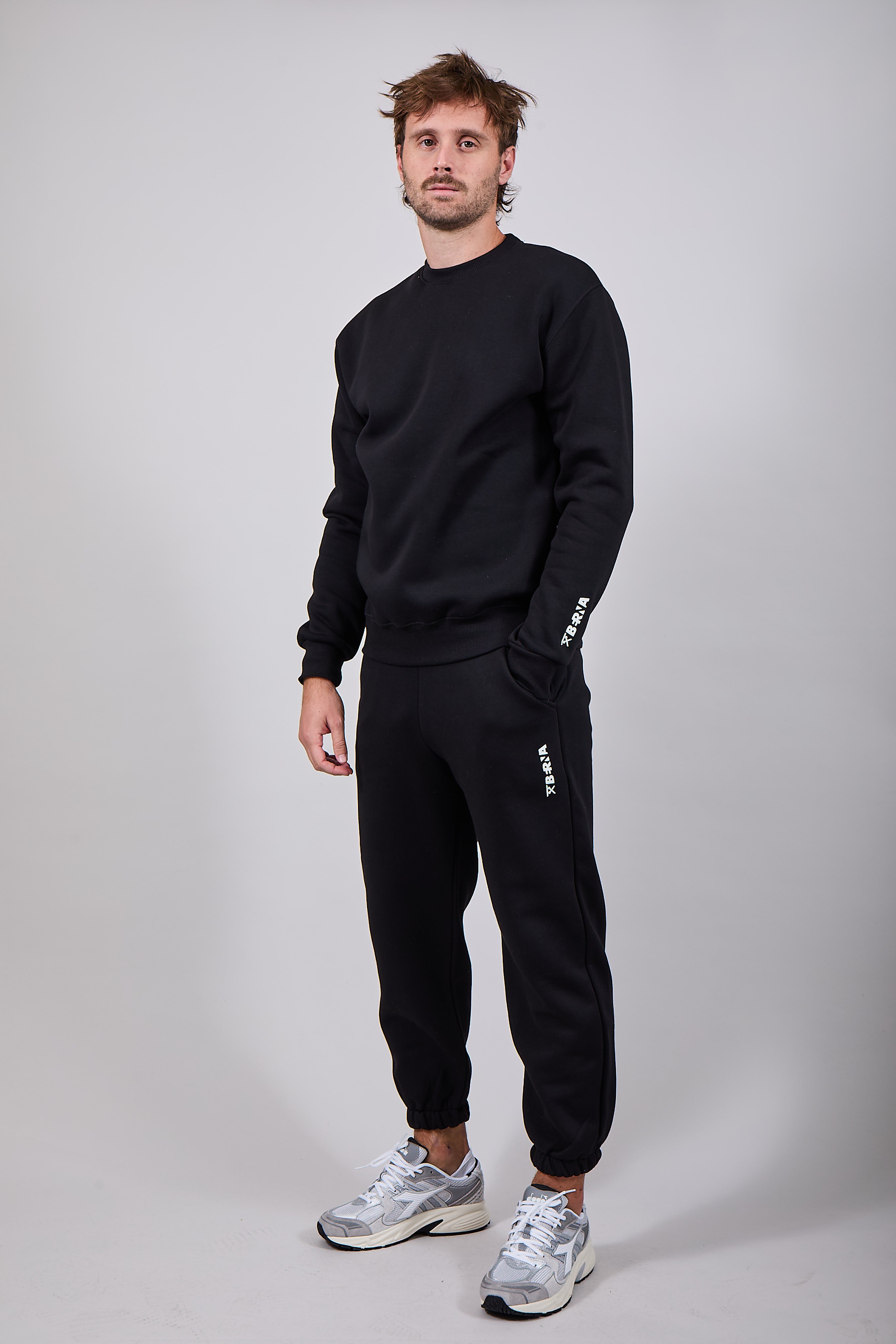 Pantalone Berna Felpa Nero 221 (12236067930452) (12235694866772)